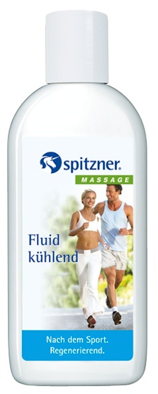 Spitzner Massage Fluid kühlend 200 ml regenerierendes Kühlgel für Sportler