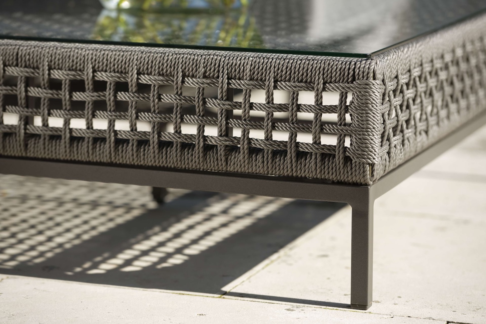 Stern Corda Beistelltisch Balkontisch Terrassentisch Lounge-Tisch schwarz