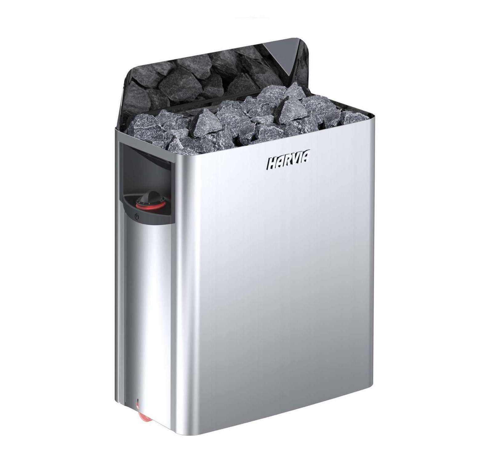 Harvia Saunaofen The Wall 6,0 kW Elektroofen SW60 mit integrierter Steuerung