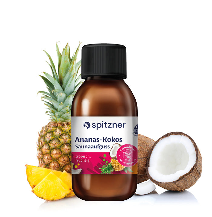 Spitzner Saunaaufguss Ananas-Kokos 125 ml Wellness Sauna Aufguss Wellnessaufguss