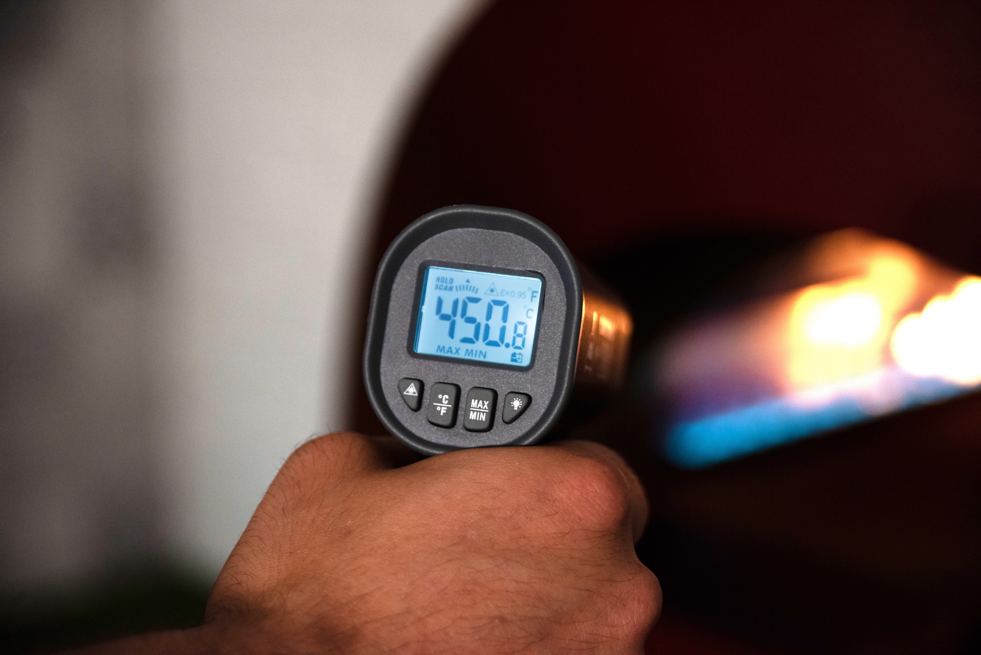 Alfa Forni Laser Thermometer Messbereich von -50°C bis 500°C AC-SPTERMLASER