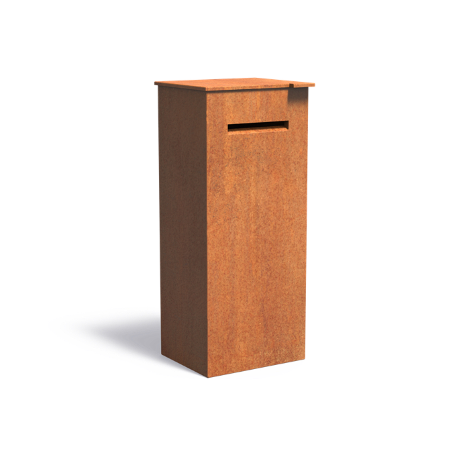 Adezz Case Briefkasten aus Cortenstahl Postkasten Inkl. Schloss mit 2 Schlüsseln