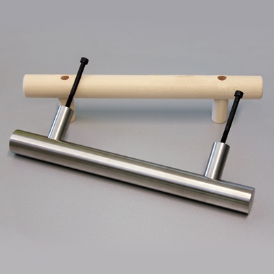 Infraworld Türgriff-Set Edelstahl rund für Saunatüren