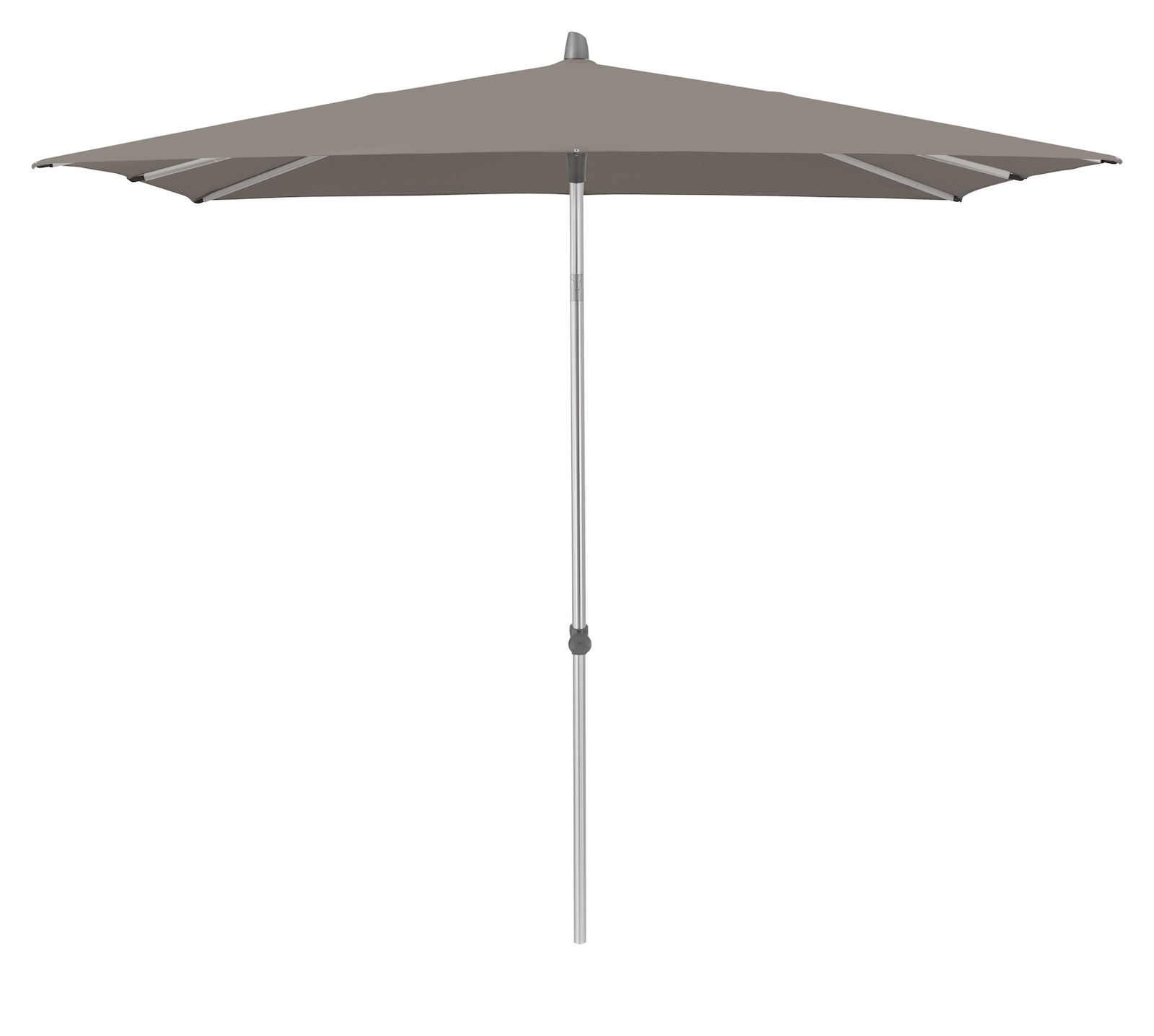 GLATZ Sonnenschirm ALU-SMART 250 x 200 cm Gestell natureloxiert Farbe 461 Taupe