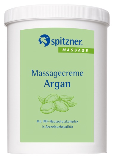 Spitzner Massagecreme Argan 1 L (1000 ml) pflegende Massagelotion mit IMP-Komplex