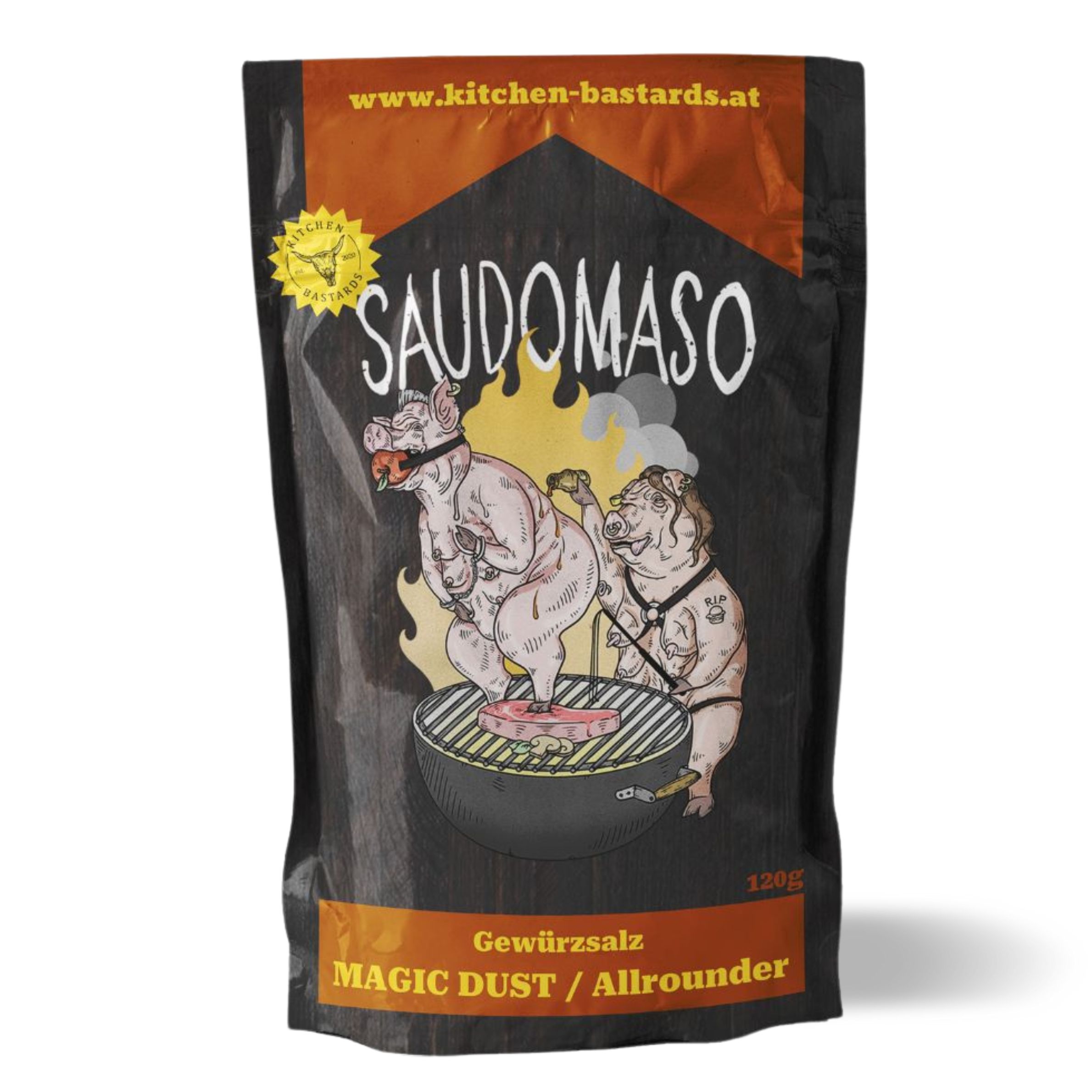 Kitchen Bastards Saudomaso - Magic Dust BBQ Gewürz mit Umami 120 g
