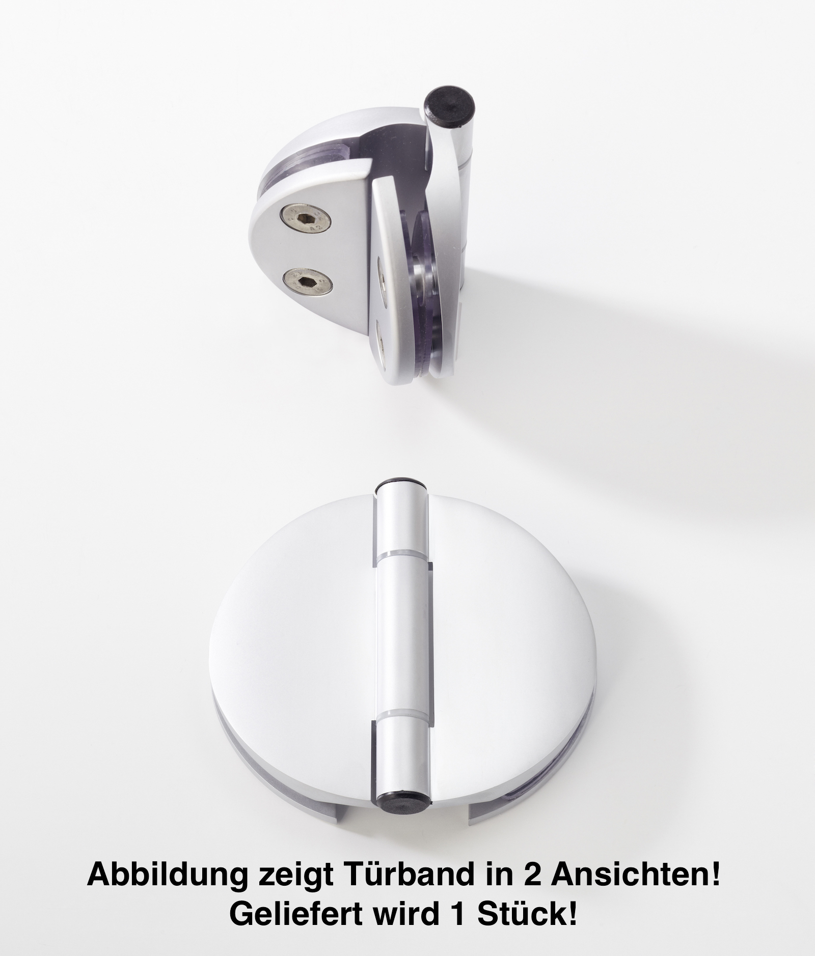 Infraworld Tuerband Doppel für Saunatüren 1 Stück für 6 bzw. 8 mm Glastuer