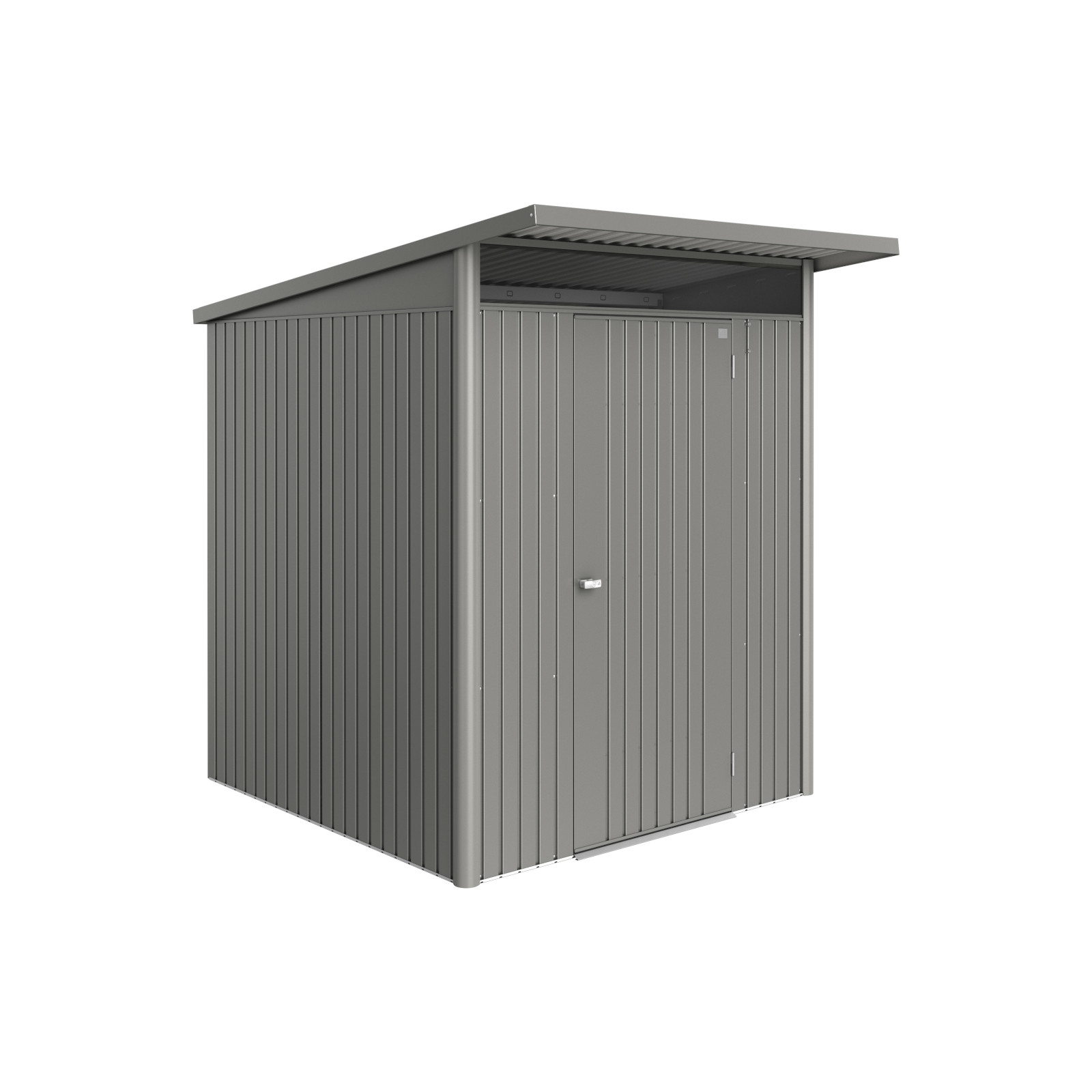 Biohort Gartenhaus AvantGarde®ECO mit Standardtür quarzgrau-metallic 8 verschiedenen Größen Gerätehaus