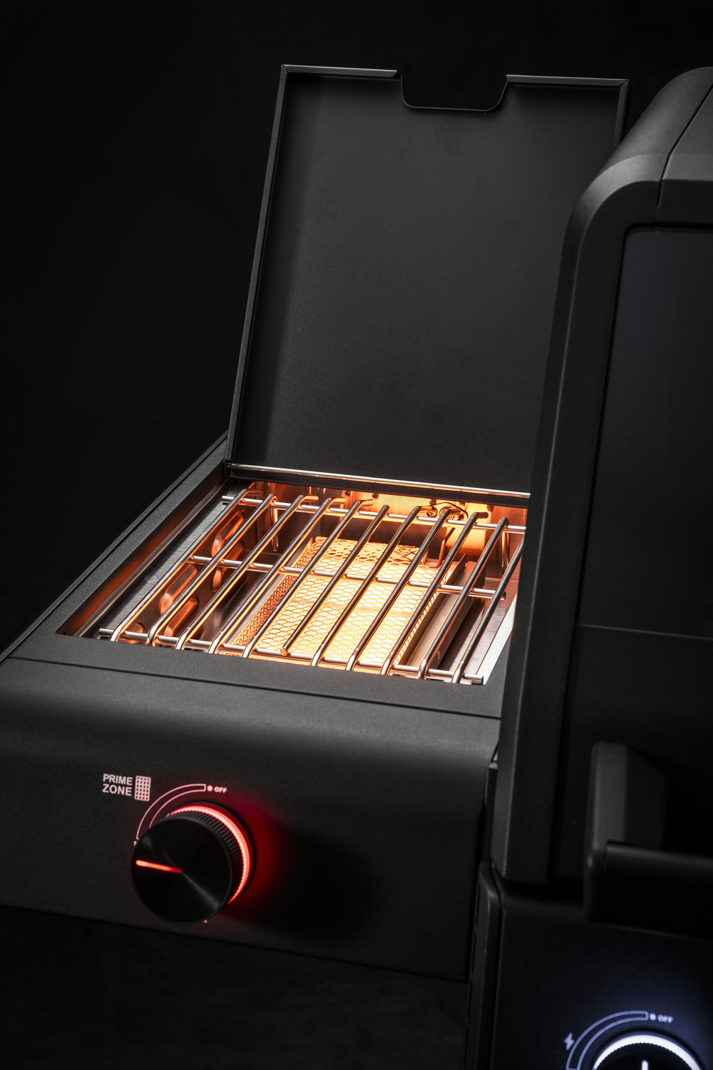 Rösle Gasgrill ALLFLAME Hero 4 Schwarz mit PRIMEZONE und Backburner 251053