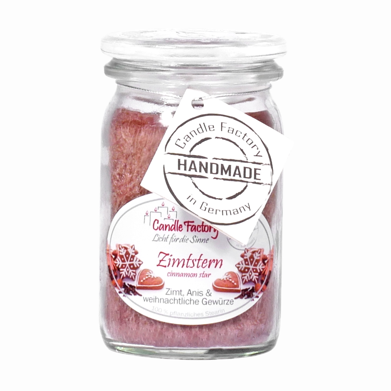 Candle Factory Baby Jumbo Zimtstern Duftkerze Dekokerze 308180