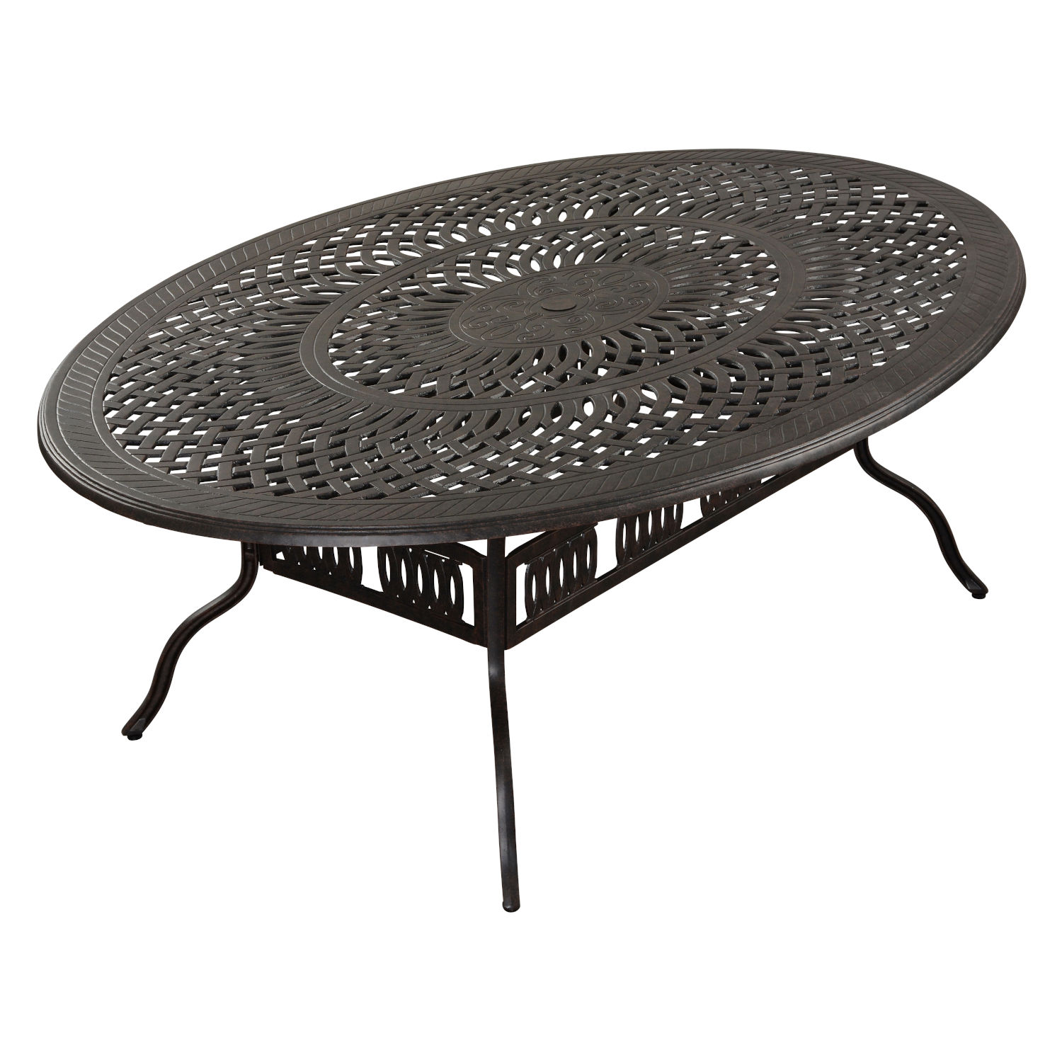 Inko Gartentisch Terrassentisch Esstisch Alu-Guss bronze Form/Größe nach Wahl