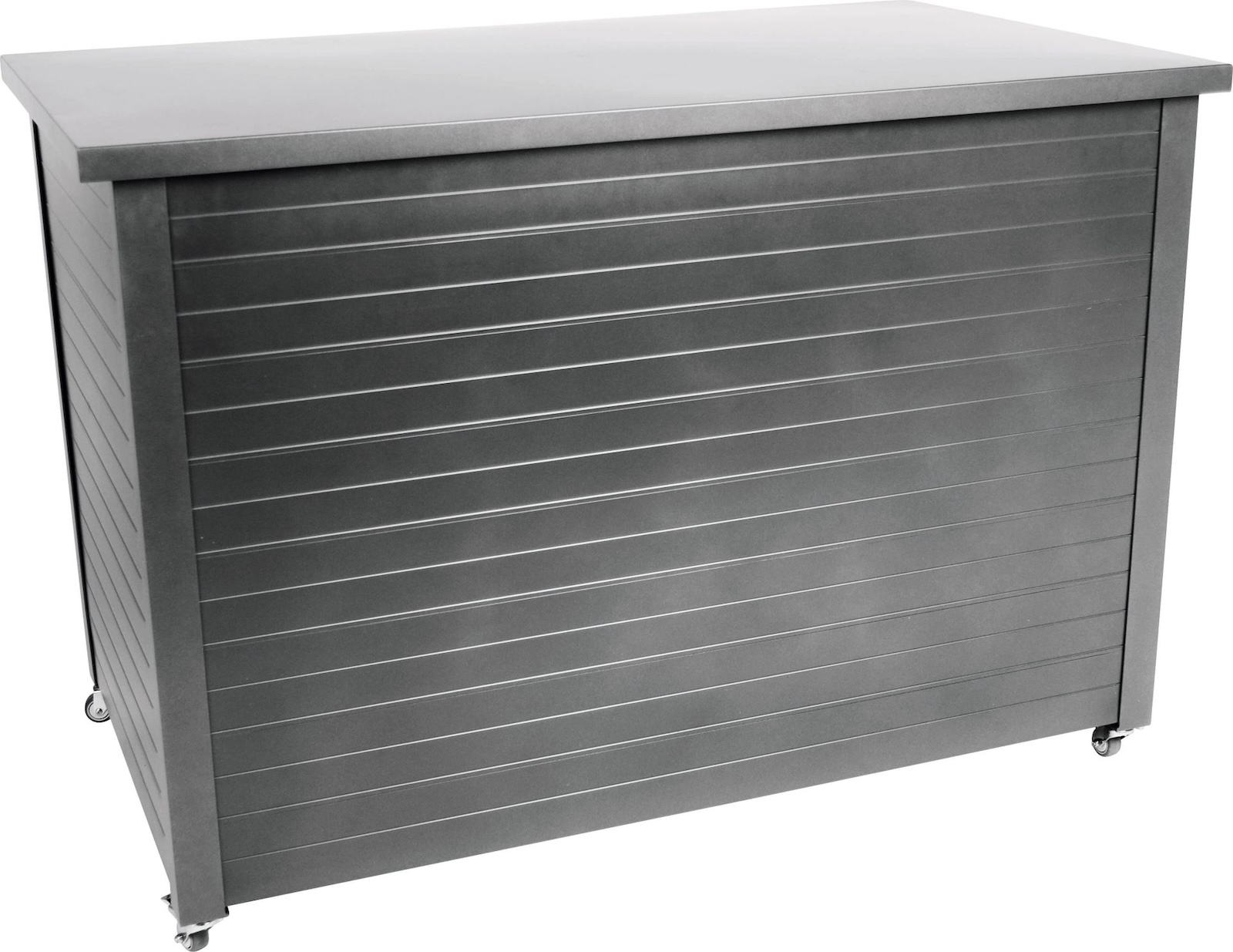 Stern Gilbert Kissenbox Gartenbox Aufbewahrungsbox mit Rollen 140x76x91 cm anthrazit