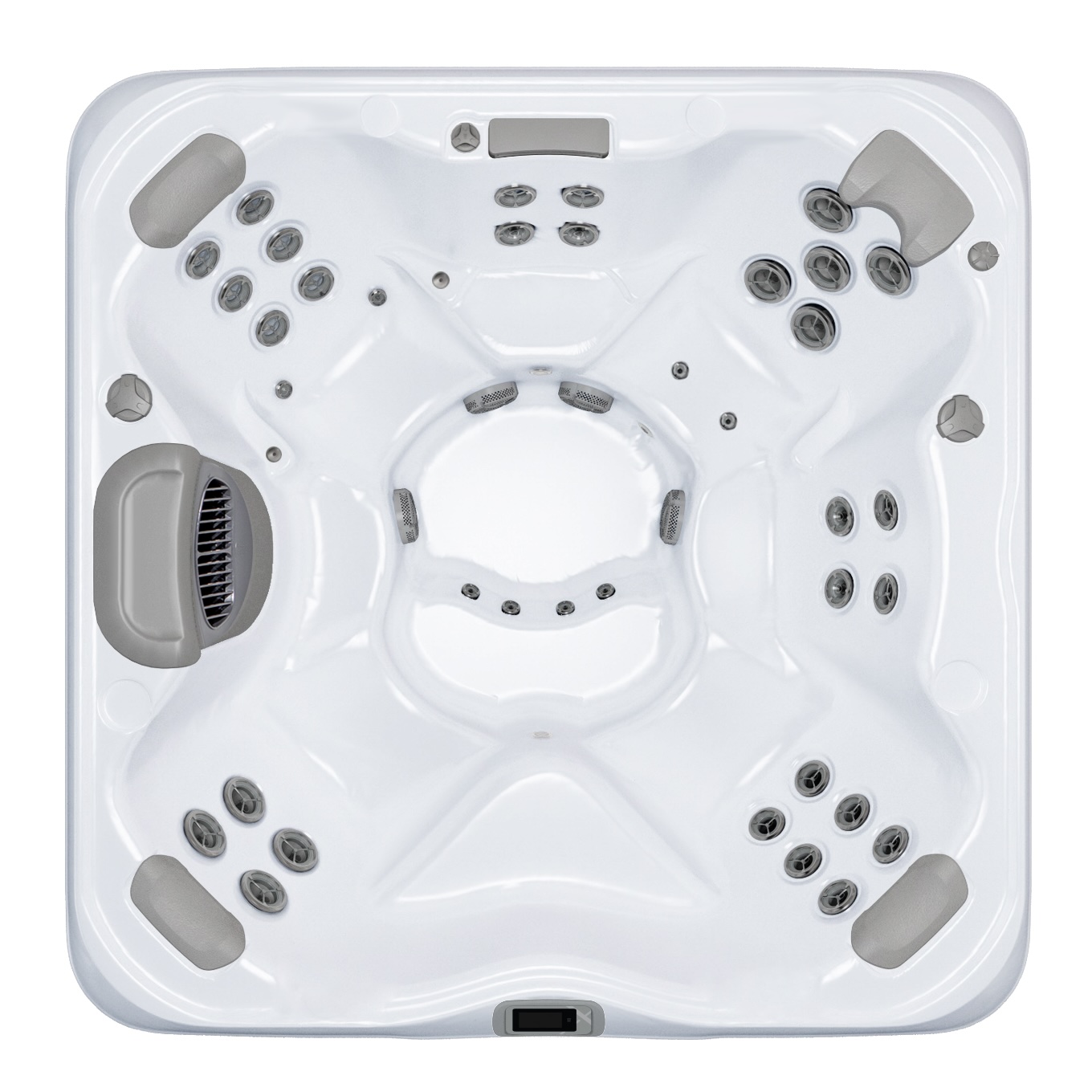 Bullfrog Spas X7 Select Whirlpool für 7 Personen 224x224x91cm Coastal Grey