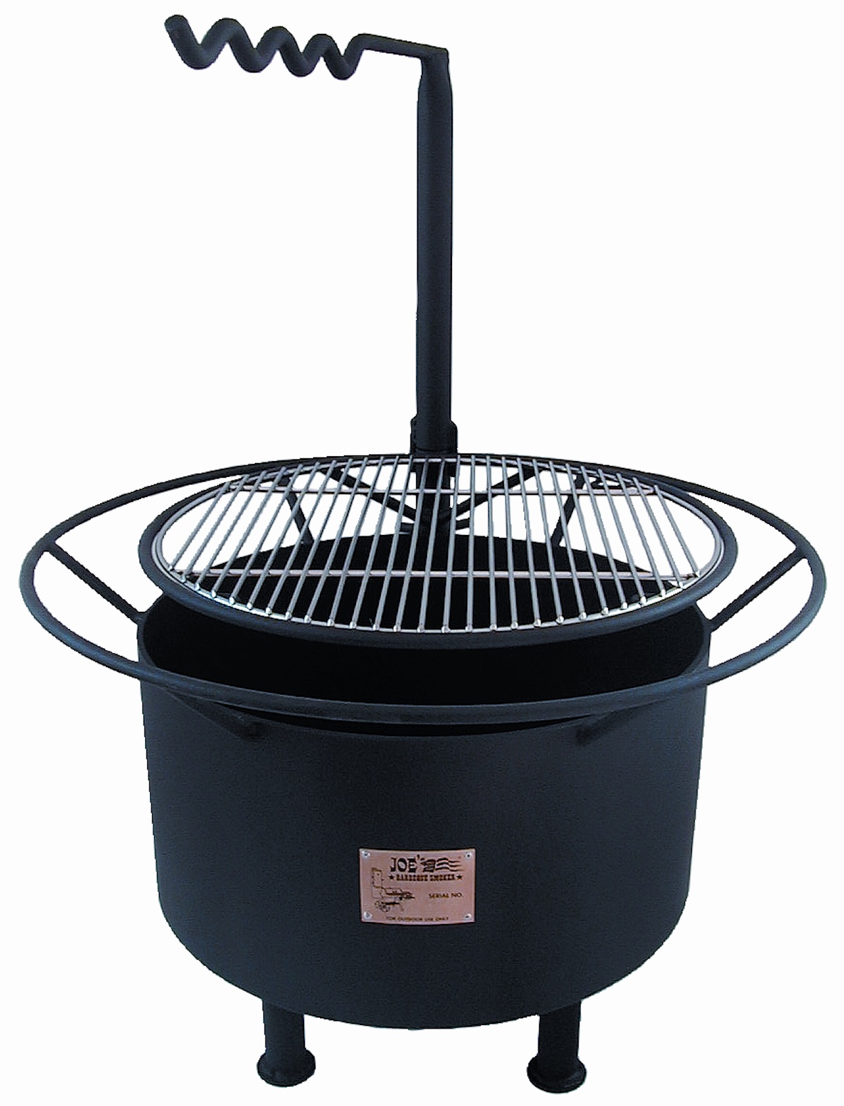 Rumo Barbeuqe JOEs Campfire 20 Zoll Feuerstelle mit Grillrost und Schwenkarm