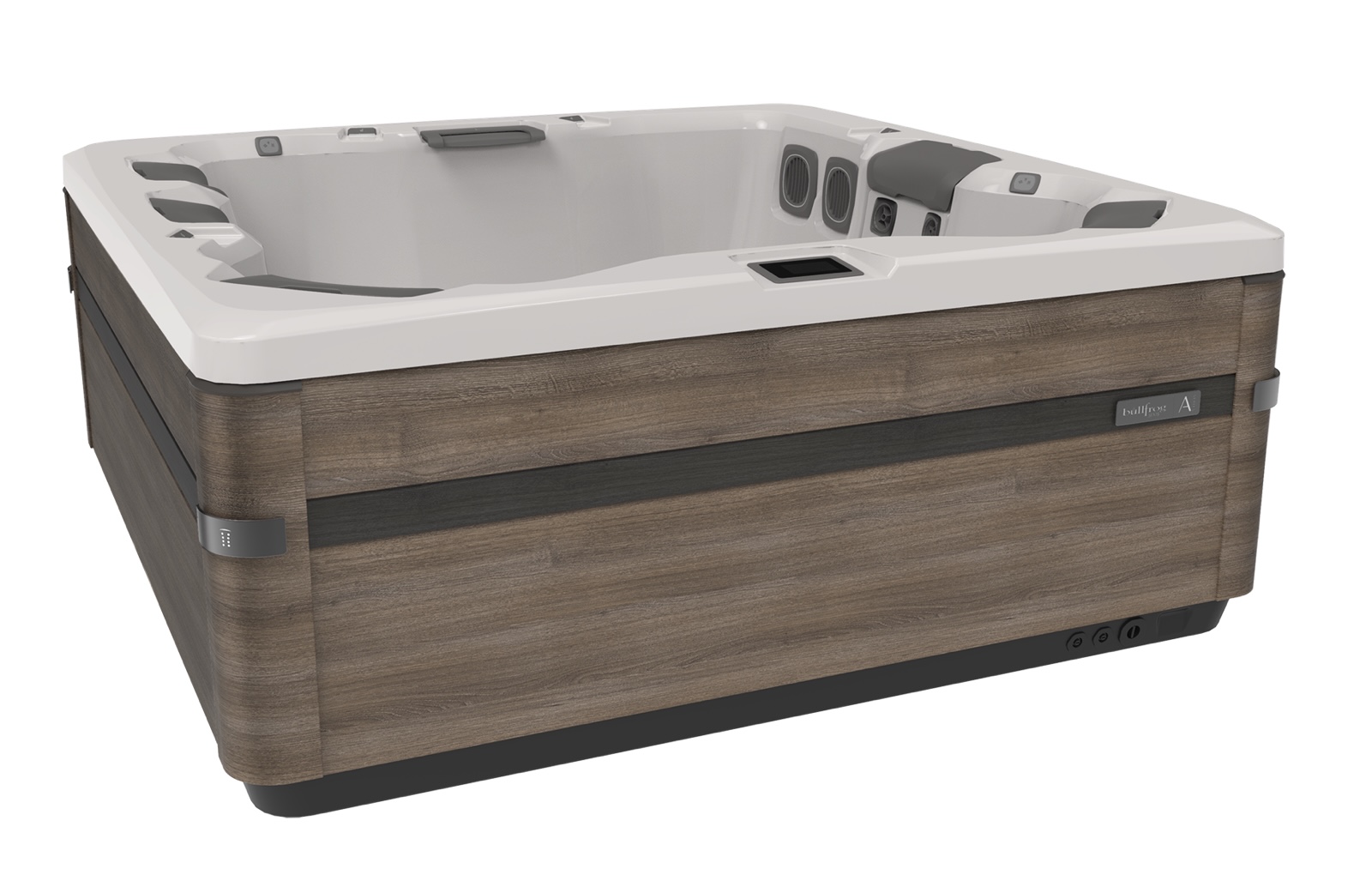Bullfrog Spas A7L Select Whirlpool für 6 Personen 224x224x92cm Ebony / Timber