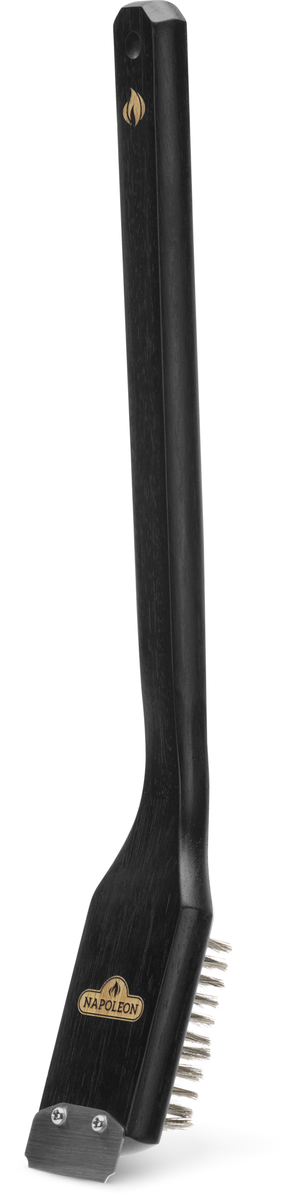 Napoleon Essential Grillbürste mit Edelstahlborsten und Holzgriff GABR002