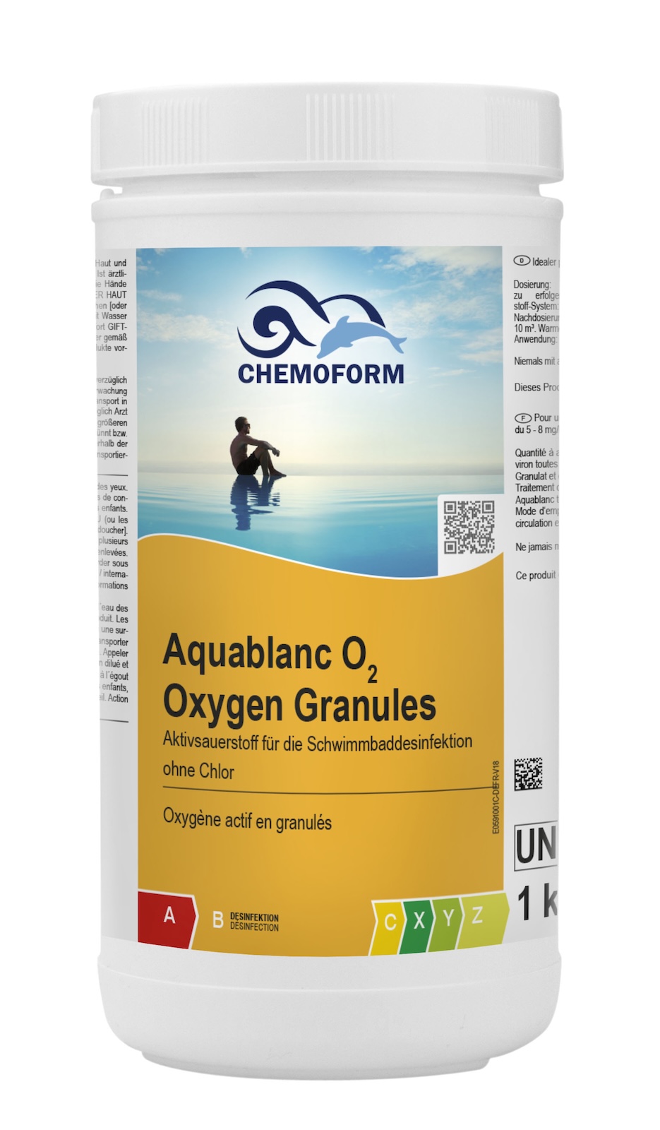 Chemoform Aquablanc O2-Granulat 1 kg Aktivsauerstoff Desinfektion ohne Chlor