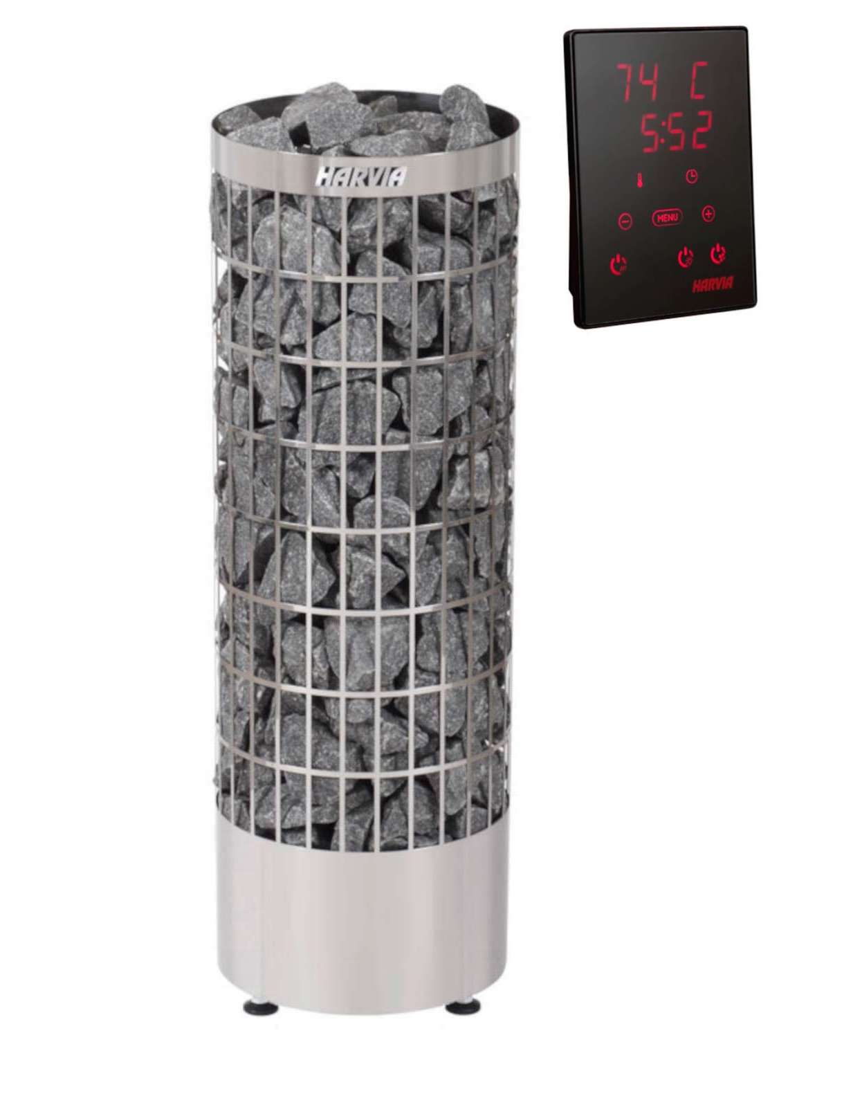 Harvia Cilindro XE 6,8 kW PC70XE finnischer Saunaofen inkl. Steuerung Xenio - Touchbedienfeld