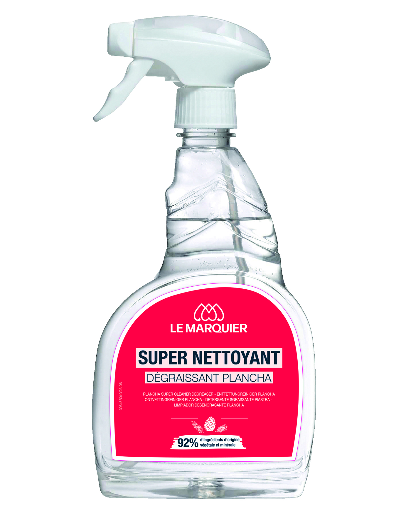 LE MARQUIER Hochwirksamer Entfetter-Reiniger für Plancha Grillplatten 750 ml AGR43