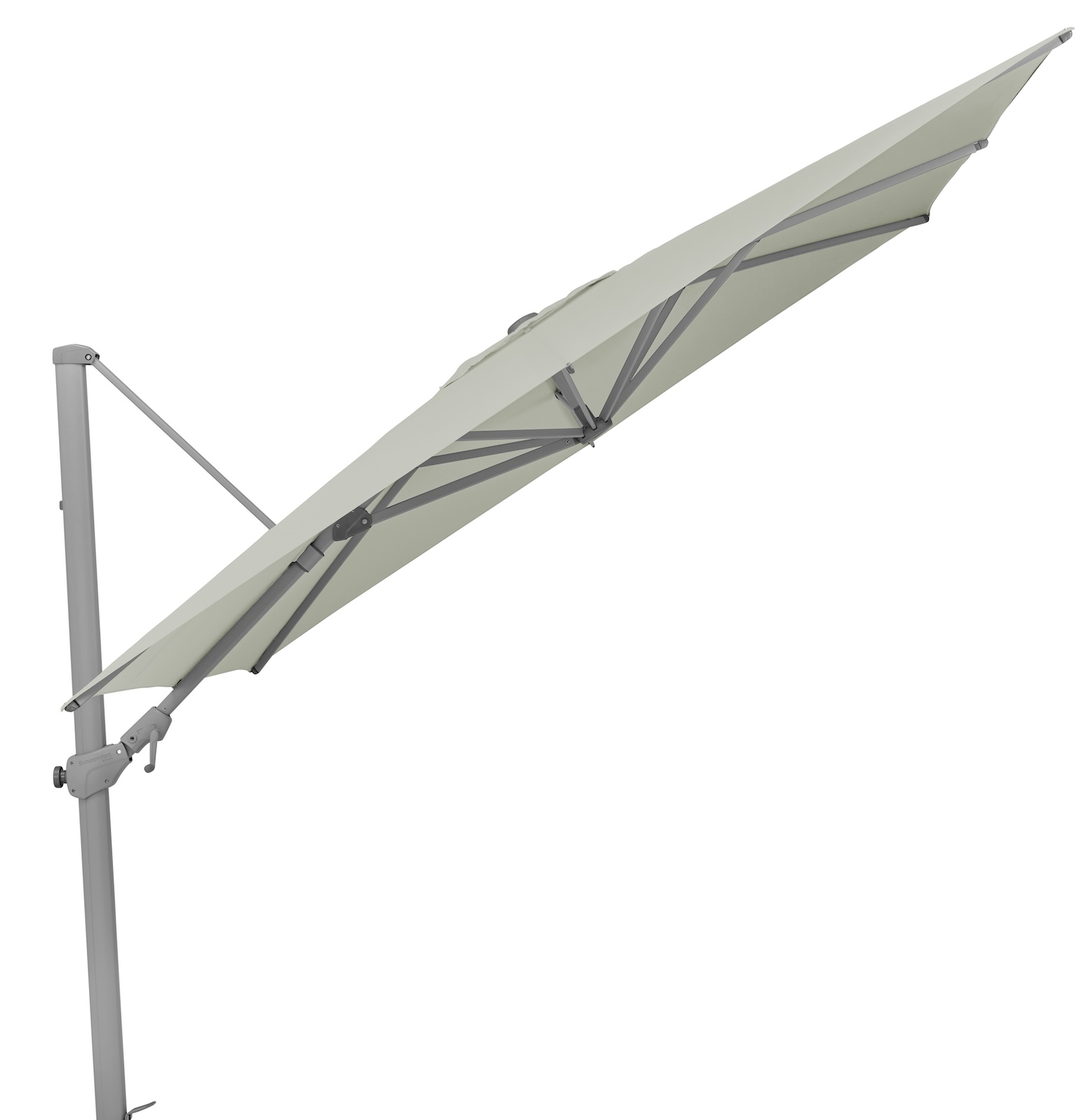 Sonnenschirm SUNCOMFORT® by Glatz Varioflex rechteckig 330 x 270 cm Farbe Light Grey 013