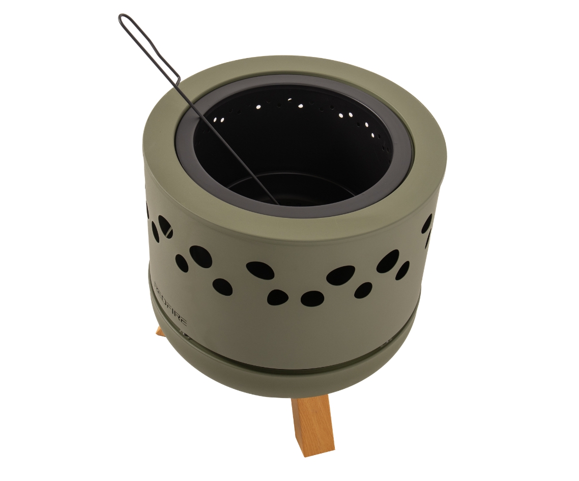 REDFIRE® Pellet Firepit Dudly L Feuerschale Forest Green Feuerkorb Ø 53 cm 210880