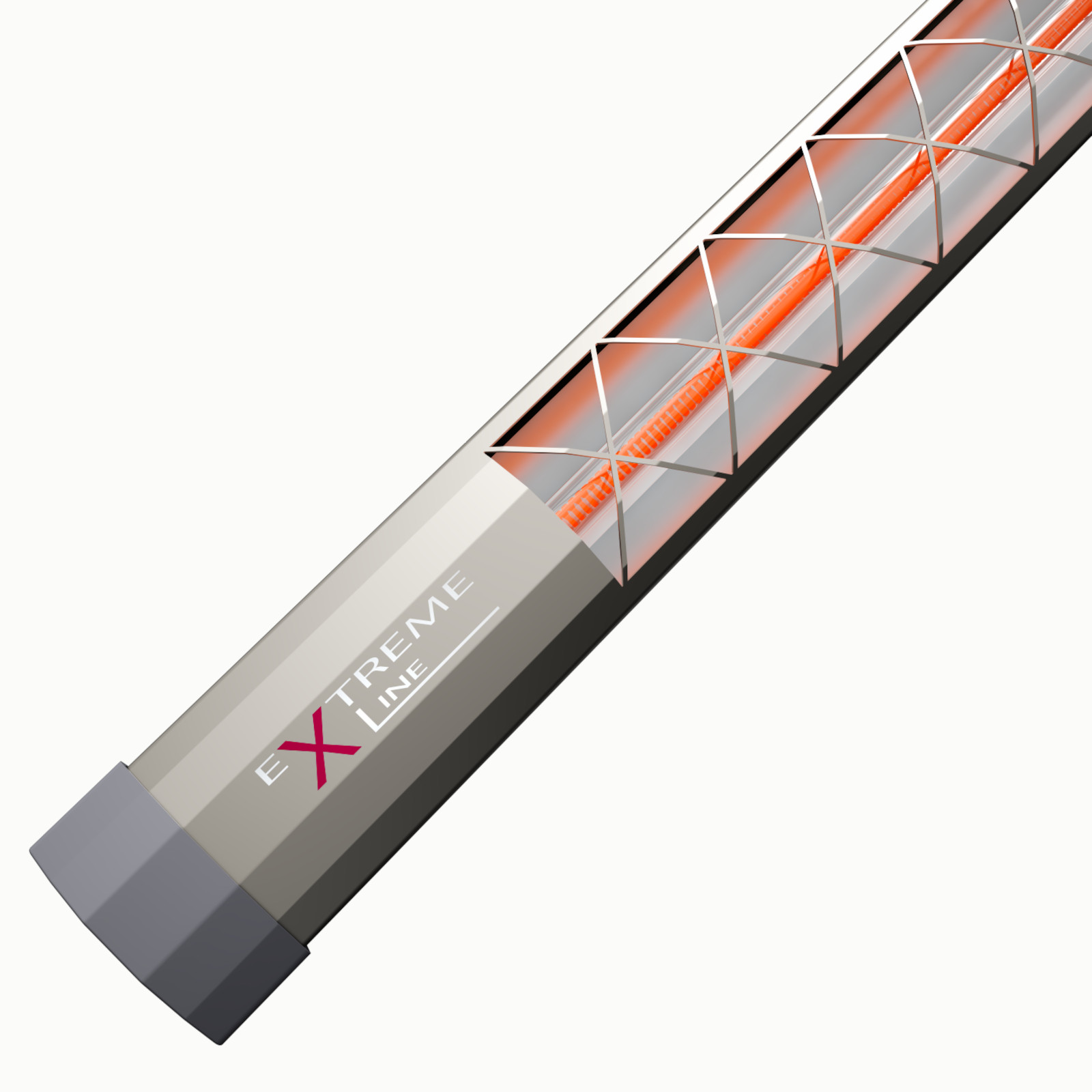 ExtremeLine HeatFlare carbon Titanium Infrarotstrahler 1600 W mit ExRemote 2.0