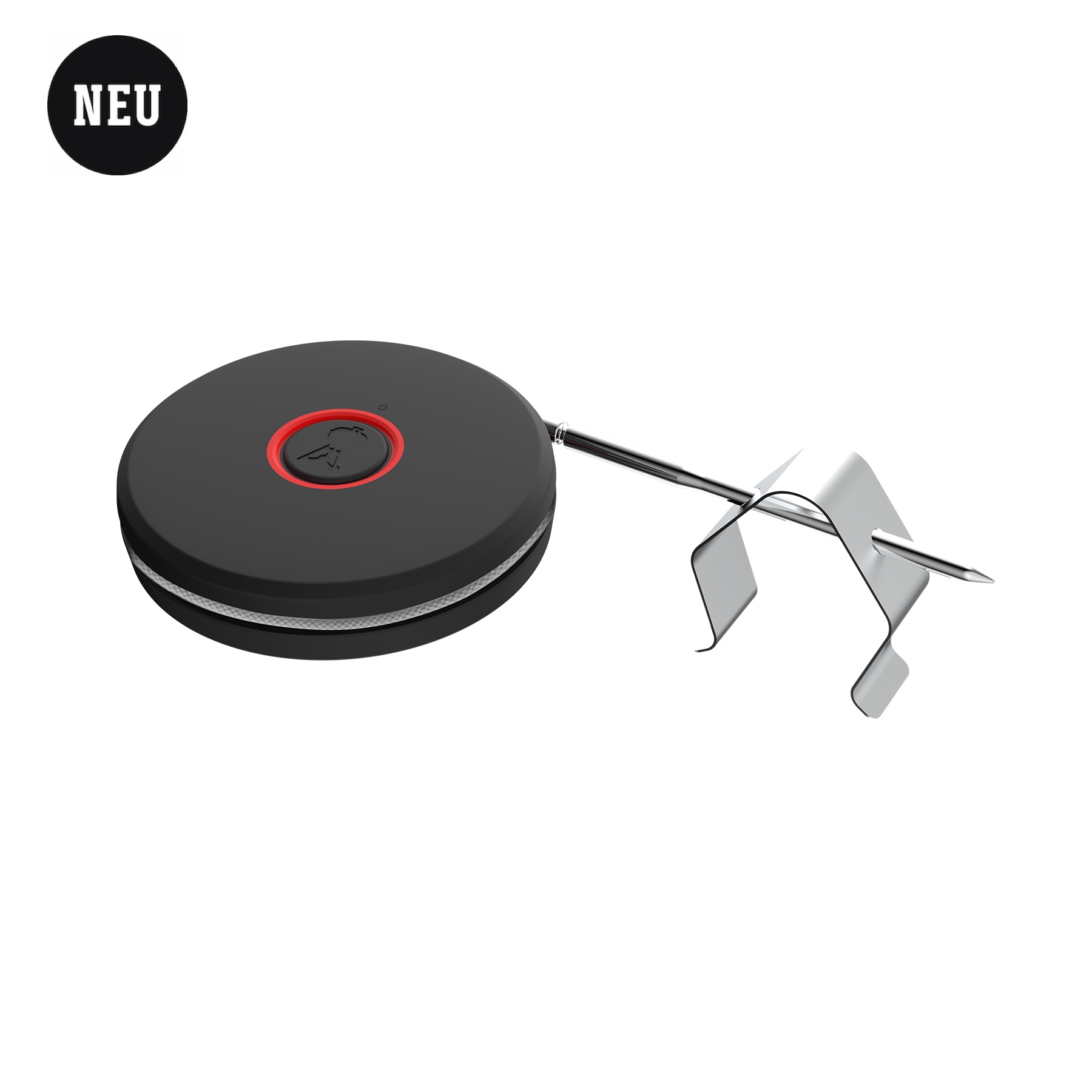 Weber Bluetooth Thermometer mit Kabel - Intelligenter Temperaturfühler und Grillrostsensor 3400590