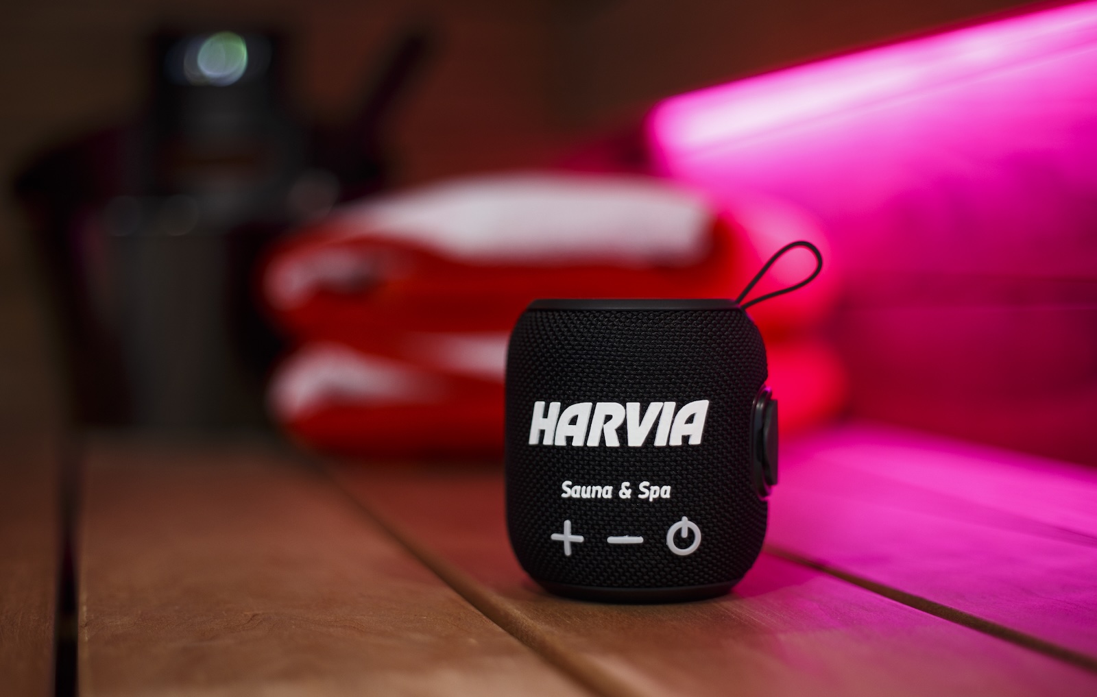Harvia Lautsprecher Wasserdichter Lautsprecher für die Sauna in schwarz