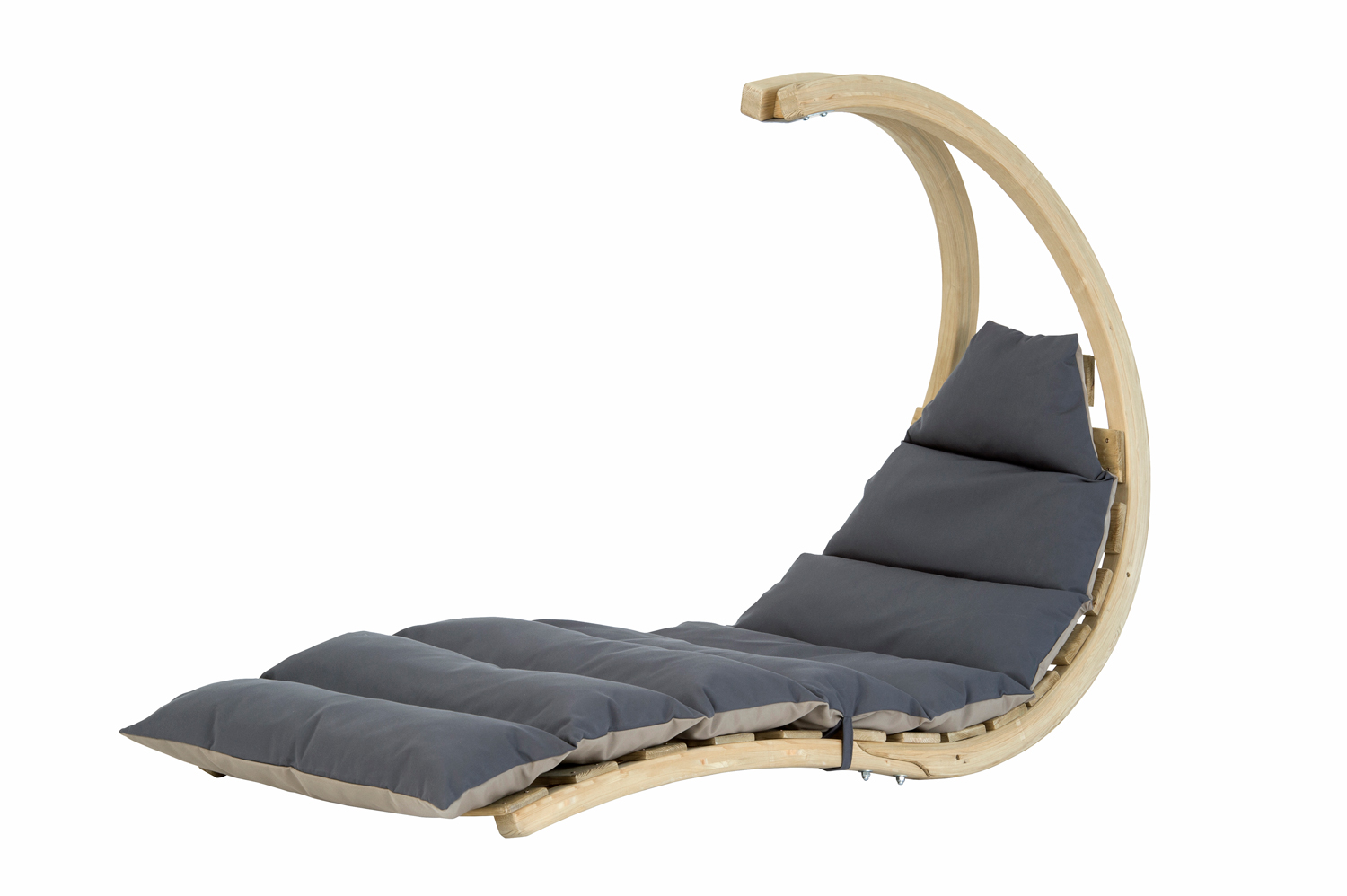 AMAZONAS Schwebeliege Swing Lounger Anthracite inkl. Sitzkissen und Spiralfeder