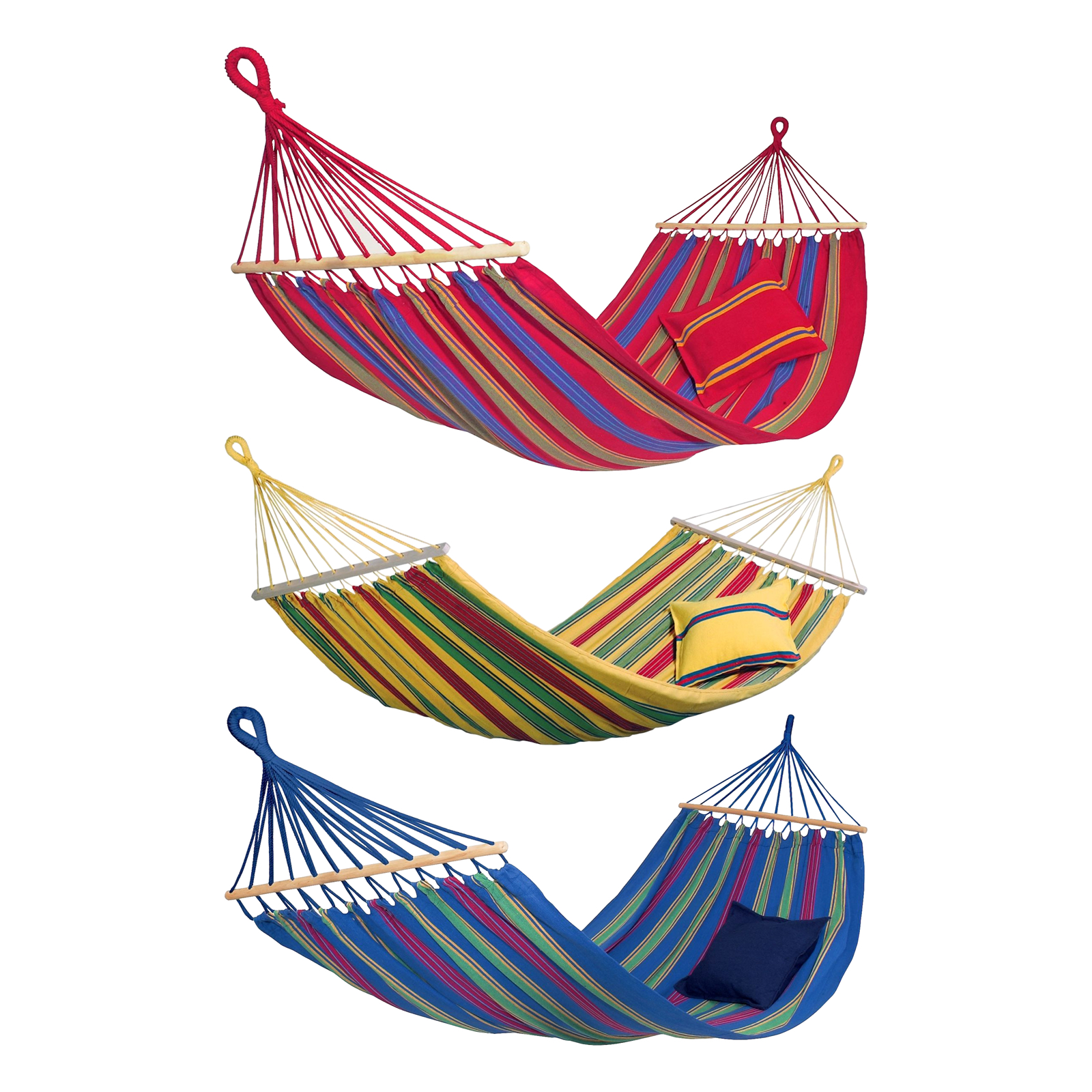 AMAZONAS Aruba Hängematte Stabhängematte Familienhängematte für 2-3 Personen