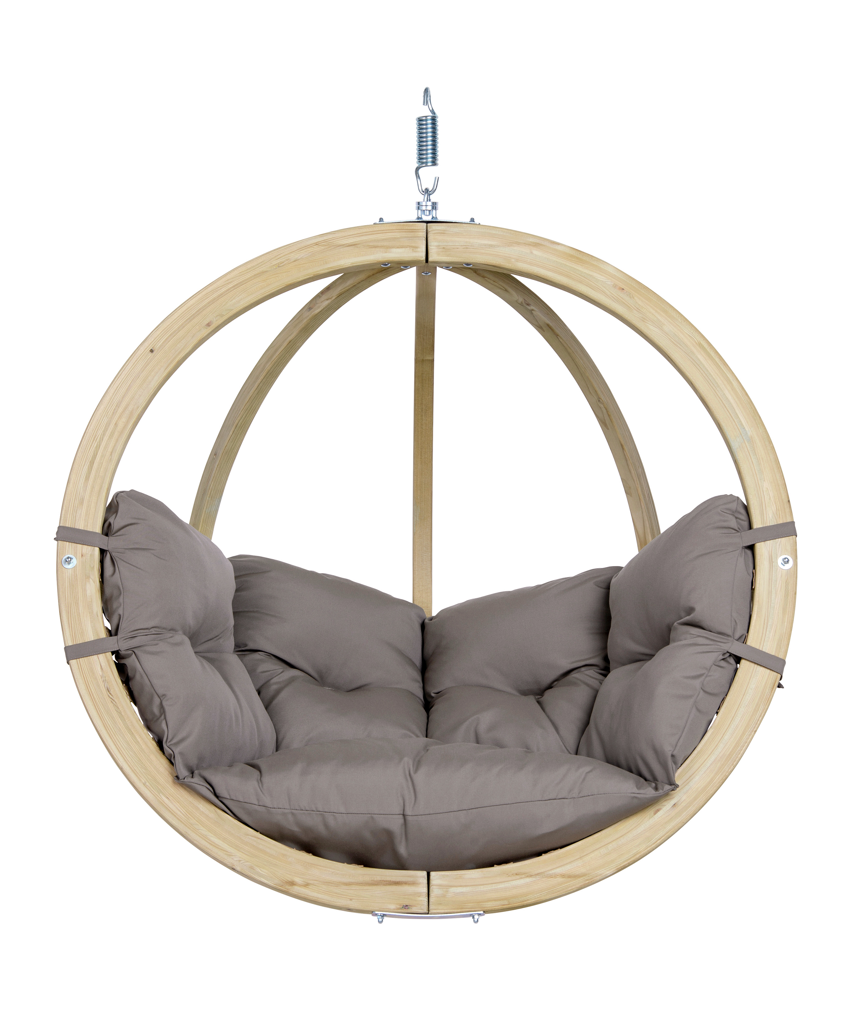 AMAZONAS Hängesessel Globo Chair Taupe inkl. Sitzkissen und Spiralfeder