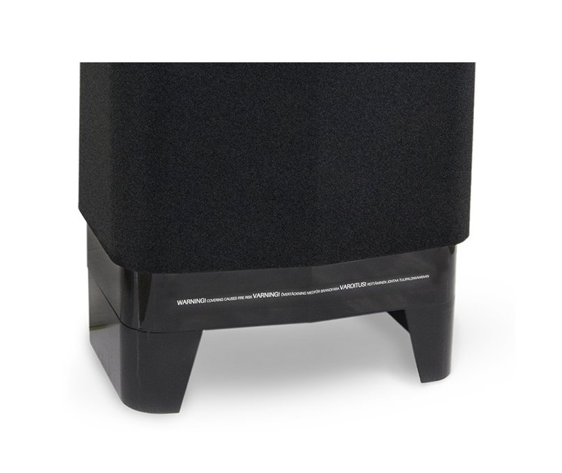 Tylö Stand-Füße für Saunaofen Sense 6/8/10 Standfuß für Tylö Öfen Sense schwarz