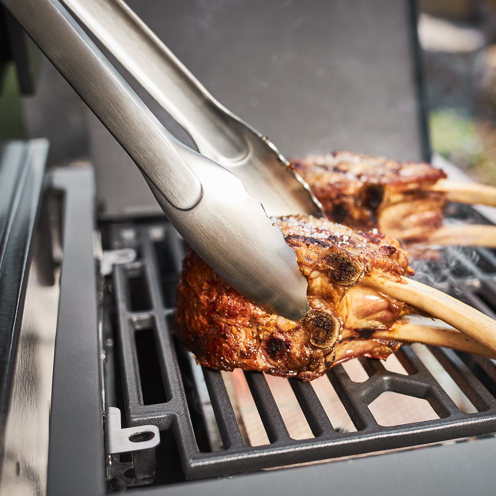 Rösle Barbecue-Grillzange 43 cm matt aus Edelstahl 250054