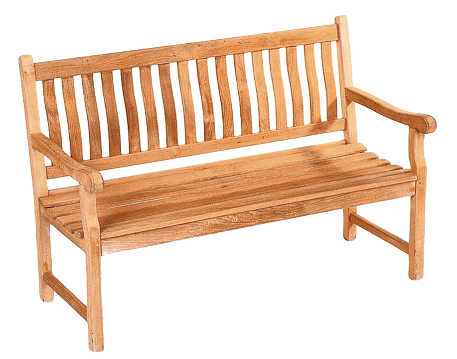 deVries Landhausbank "MENDIP" aus Teakholz Premium Gartenbank 190 x 54 x 94 cm