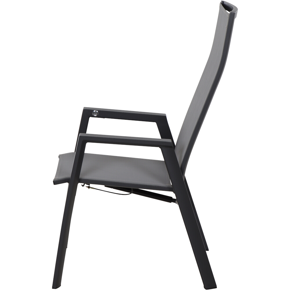 Siena Garden Dining Move Sessel London Aluminium matt anthrazit Hochlehner N62003