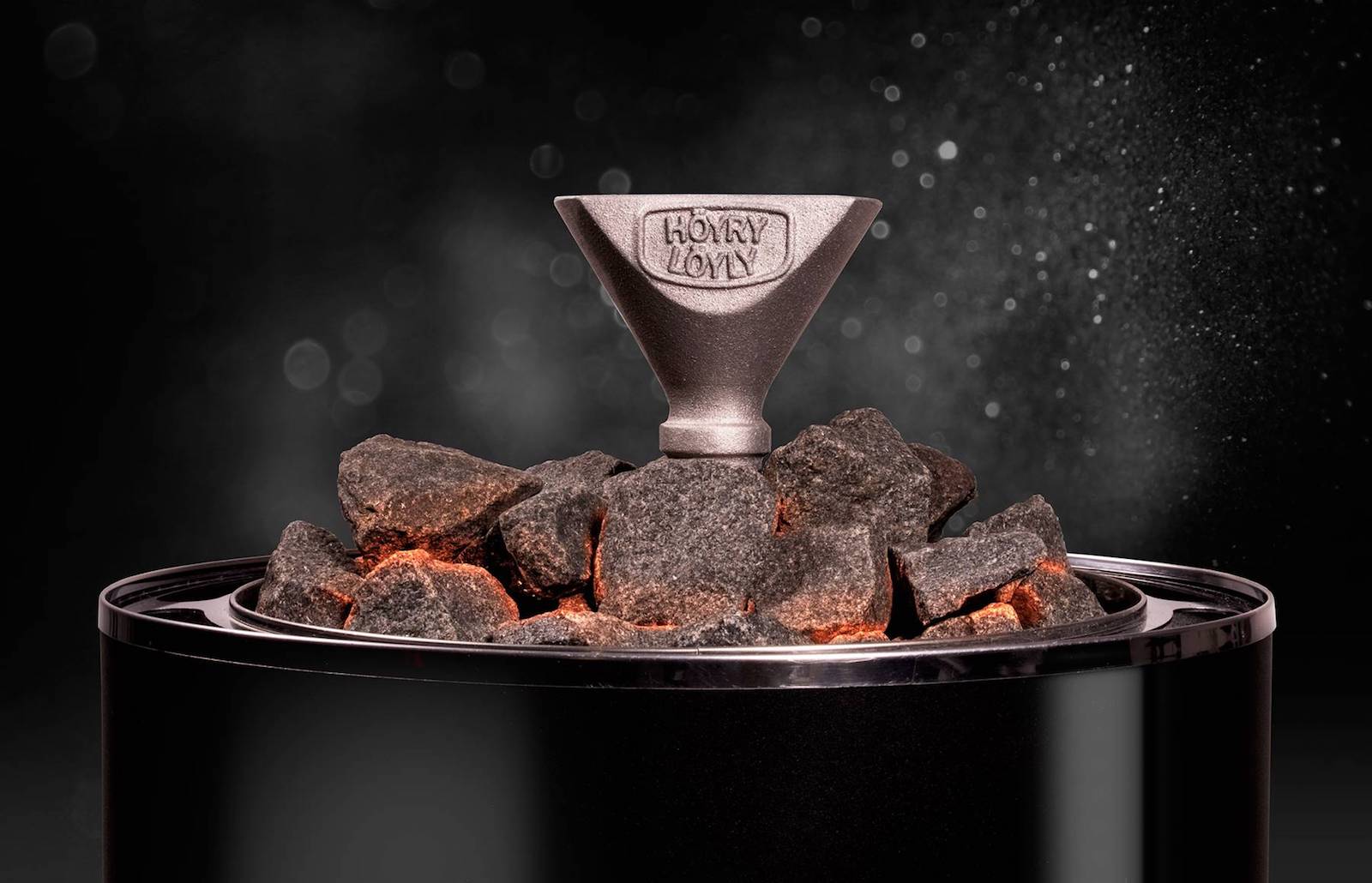 Höyry Löyly Saunaspirit Löylynsielu Aufgussbehälter für langanhaltenden Saunadampf