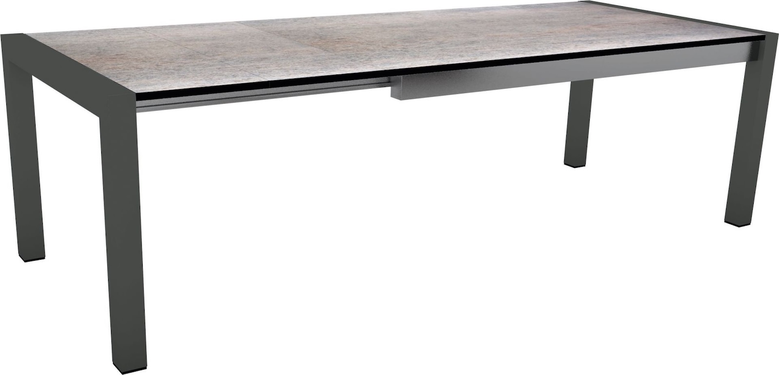 Stern Standard Ausziehtisch Gartentisch Dining-Tisch Aluminium 174/254x90 cm