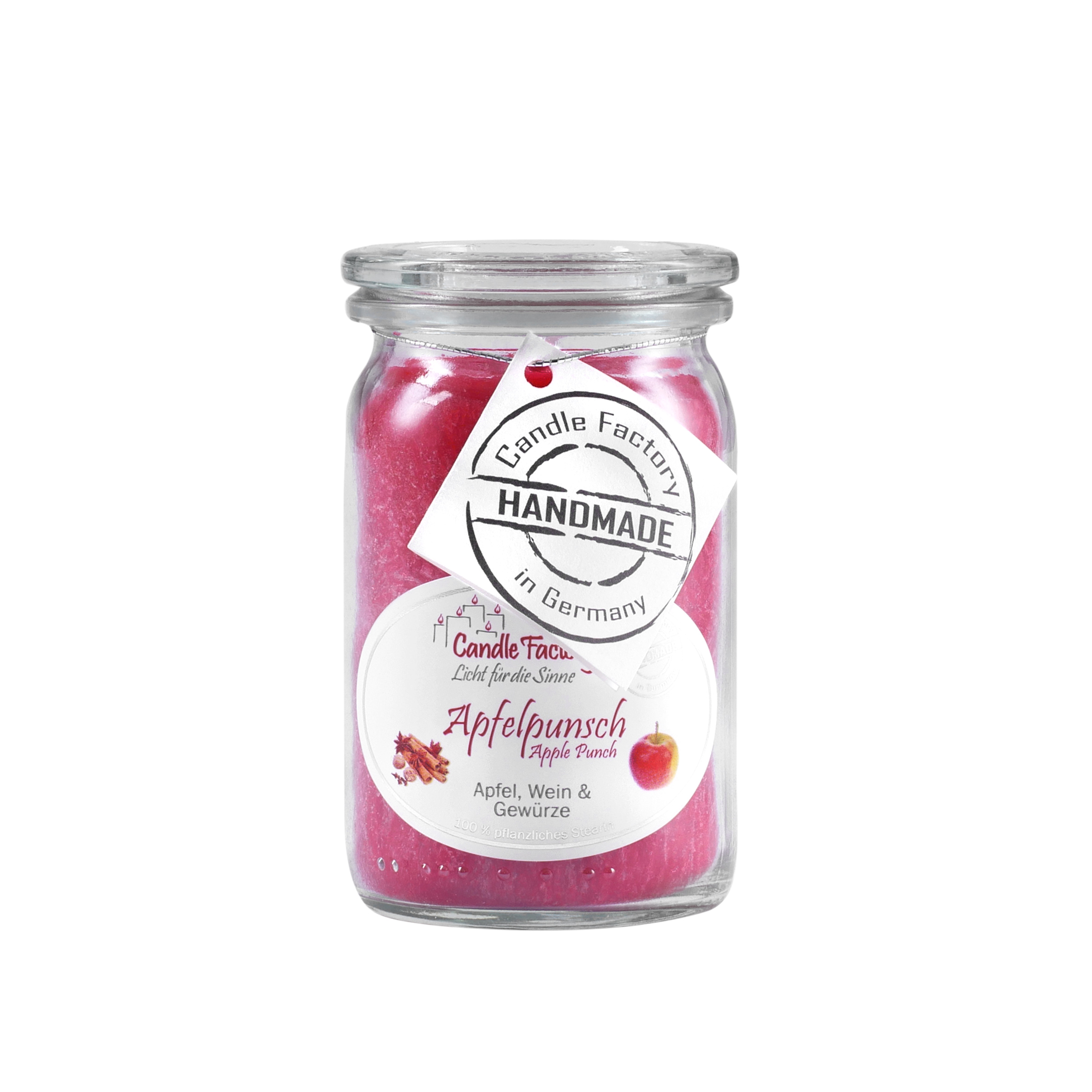Candle Factory Baby Jumbo Apfelpunsch Duftkerze Dekokerze 308050