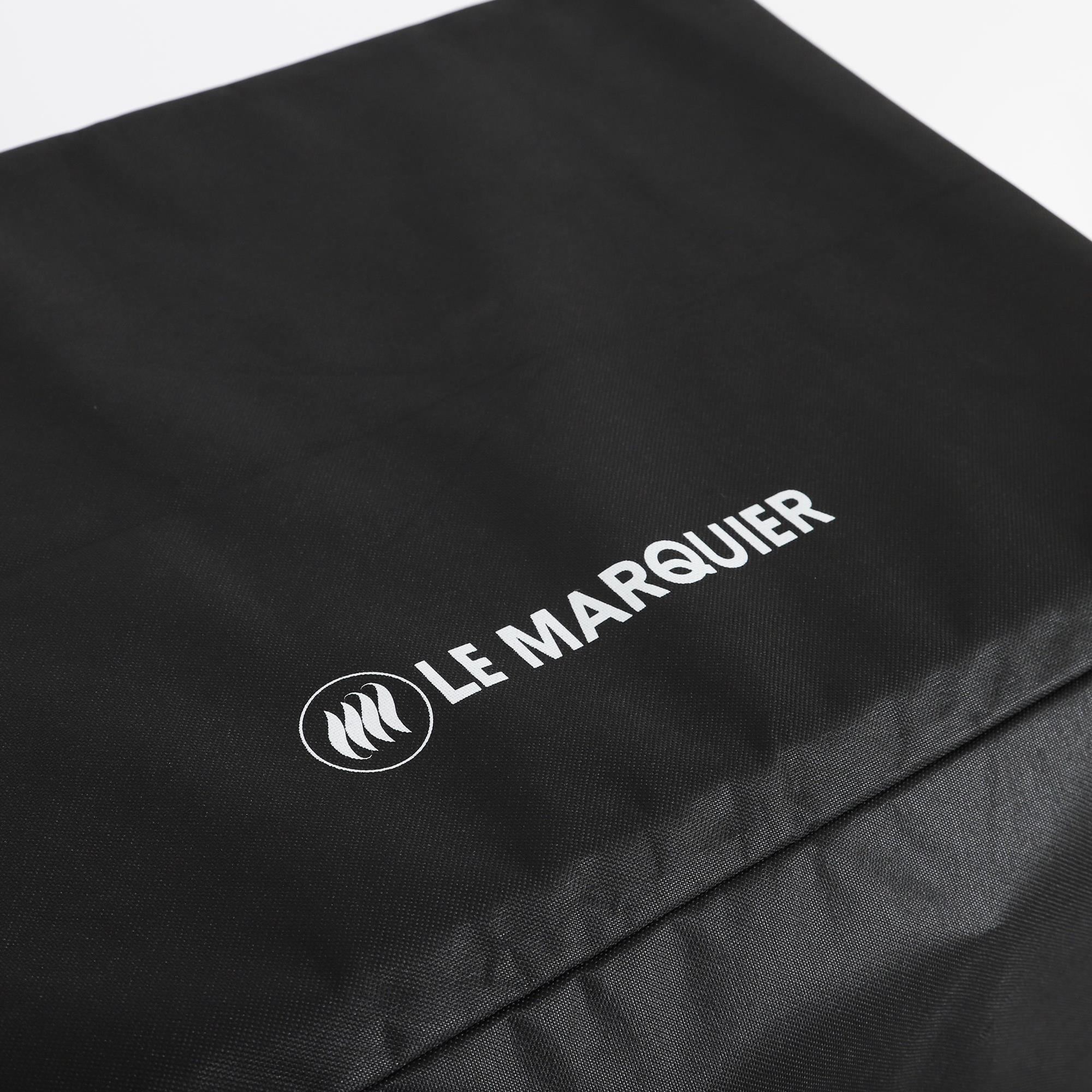 LE MARQUIER Abdeckung für Planchas 60 cm ohne Deckel Abdeckhaube Schwarz AGR50A