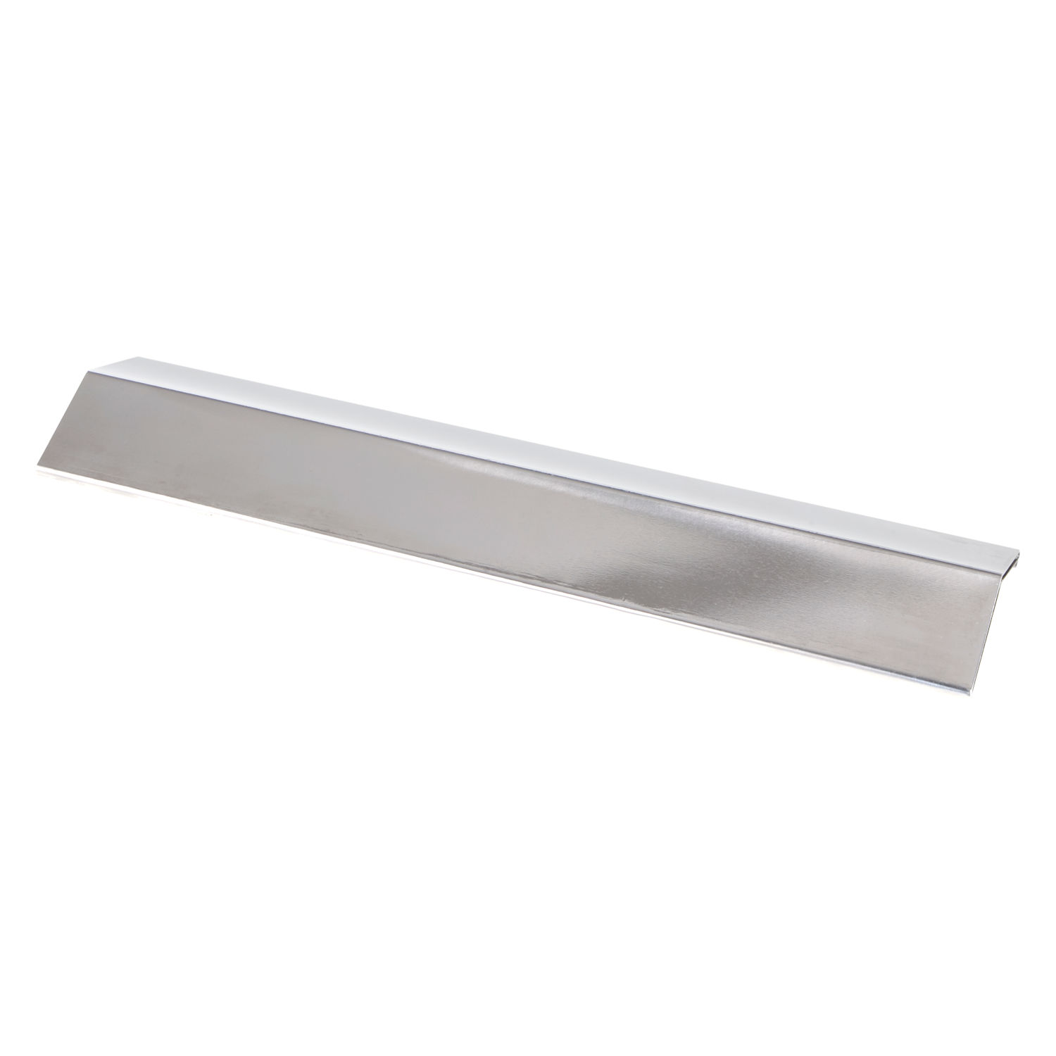 Allgrill Flammenschutzblech aus Edelstahl ausziehbar 35-60x9x2 cm Flammblech