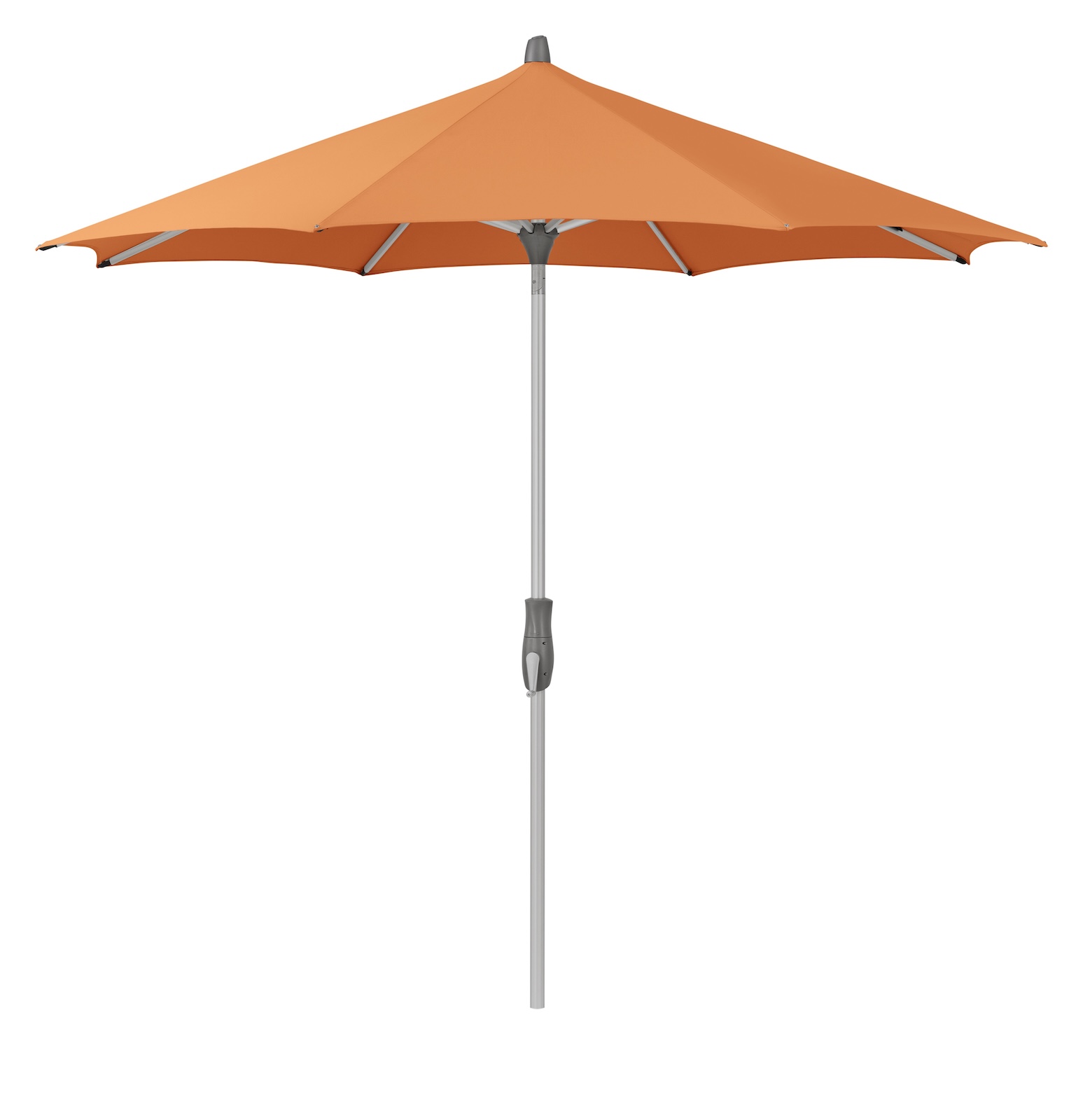 GLATZ Sonnenschirm ALU-TWIST rund ø 300 cm Gestell natureloxiert Stoff 100 % Polyacryl verschiedene Farben