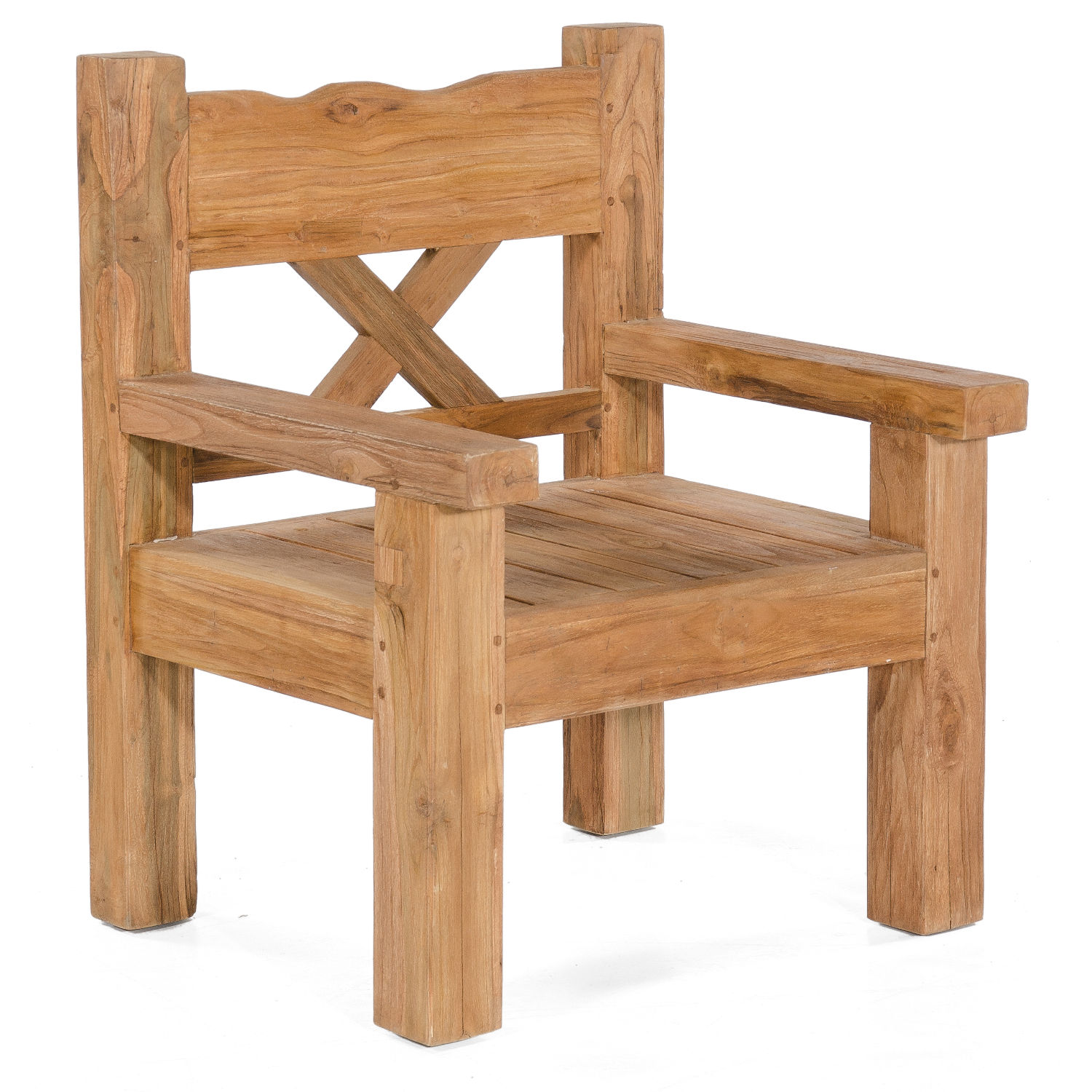 Sonnenpartner Jumbo Sessel Gartensessel Gartenstuhl Holzstuhl Teakholz Wetterfest