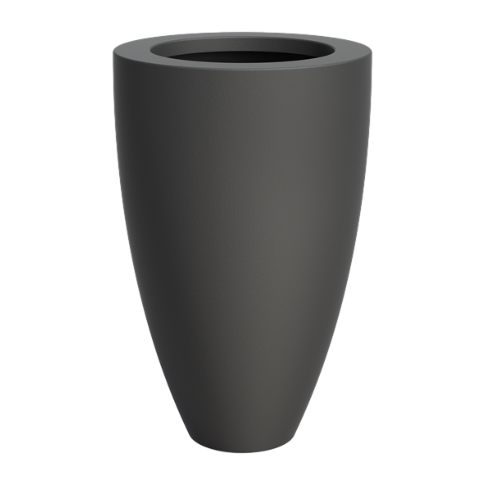 Adezz Canna Pflanzgefäß Fiberglas Pflanzkübel Blumenkübel 70x112 cm schwarz