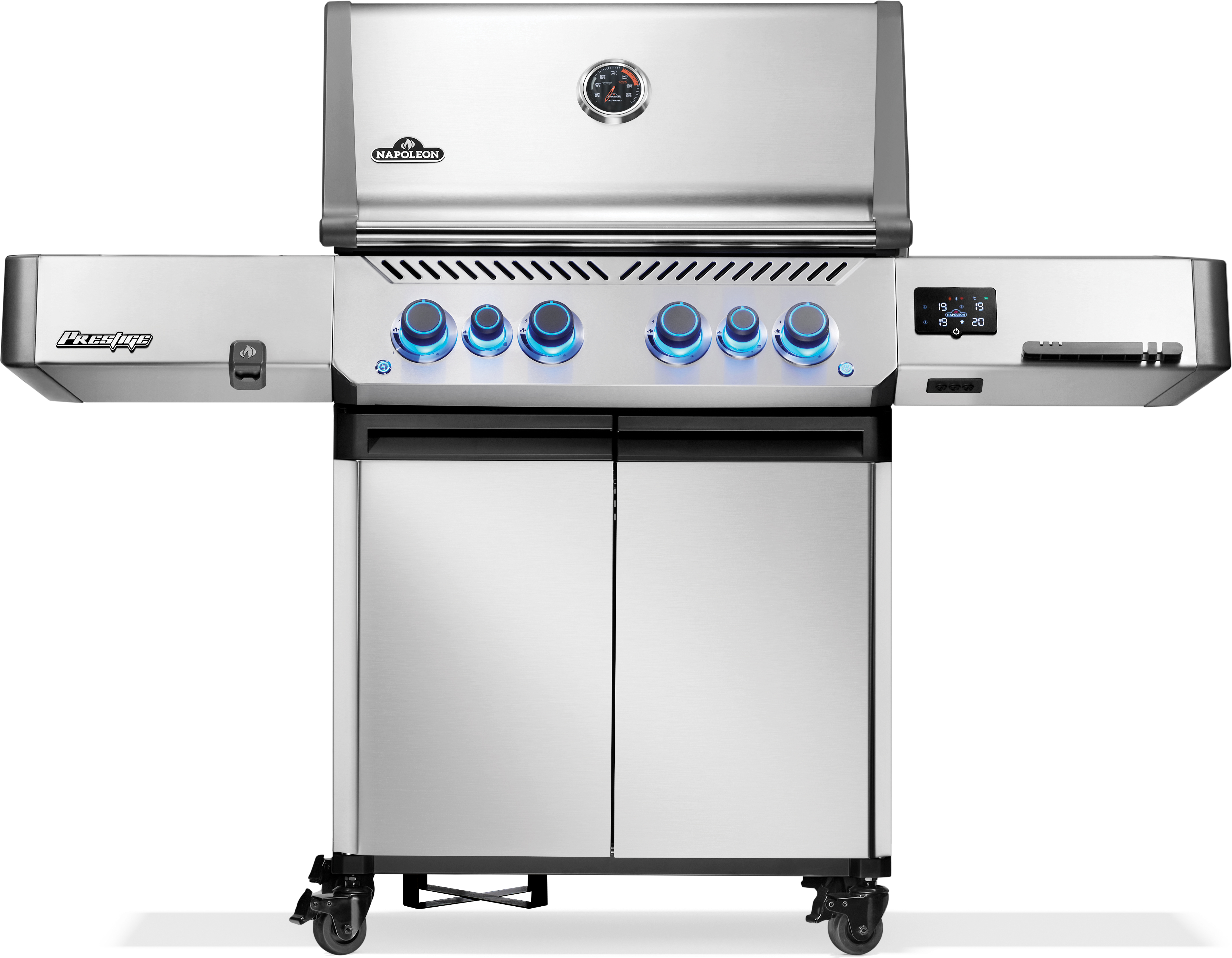 Napoleon Prestige 500 Connected Edelstahl Gasgrill mit SIZZLE ZONE & Heckbrenner P500VXRSIBPSS-DE