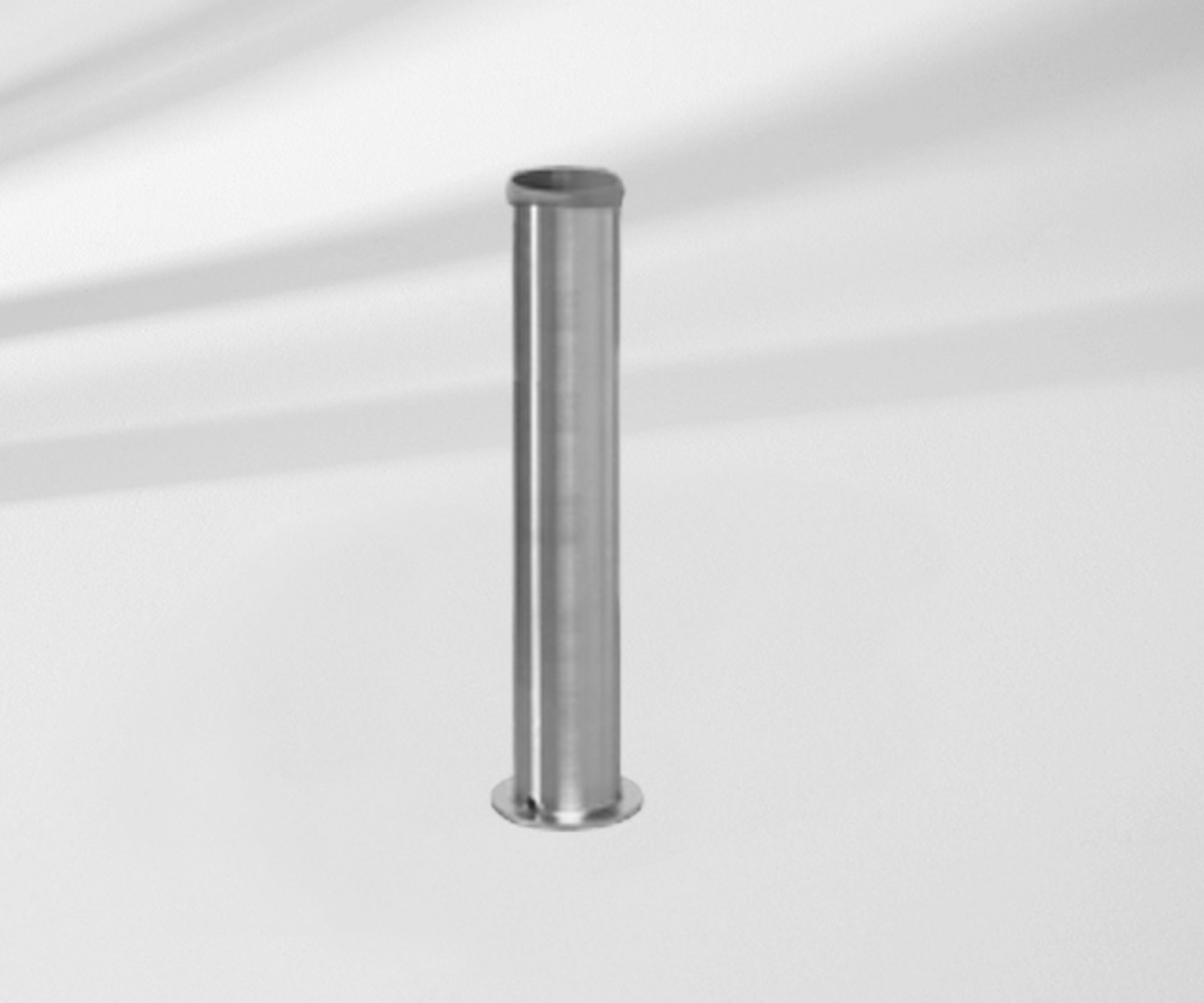 GLATZ Standrohr Z P+ aus Stahl verzinkt passend zu Betonsockel Granitsockel