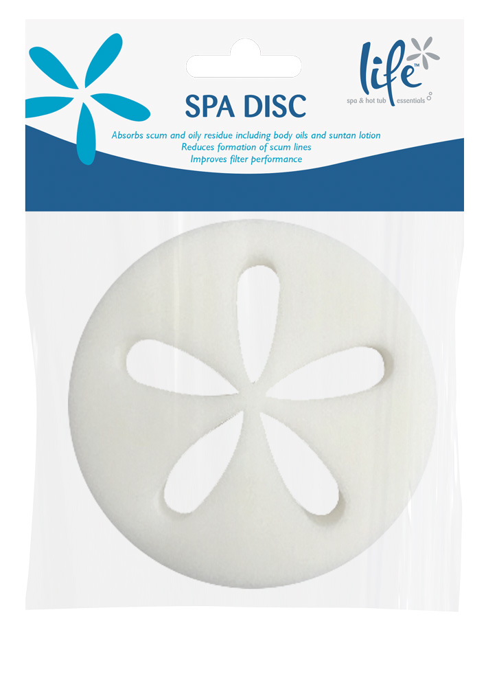 Life Spa Disc Wiederverwendbare Schaumscheibe für Whirlpools Reinigungsschwamm