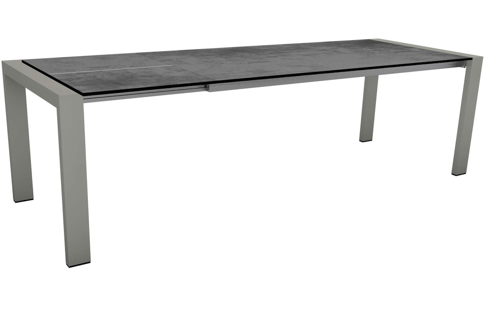 Stern Select Ausziehtisch Gartentisch Dining-Tisch Silverstar Zement 200x90 cm