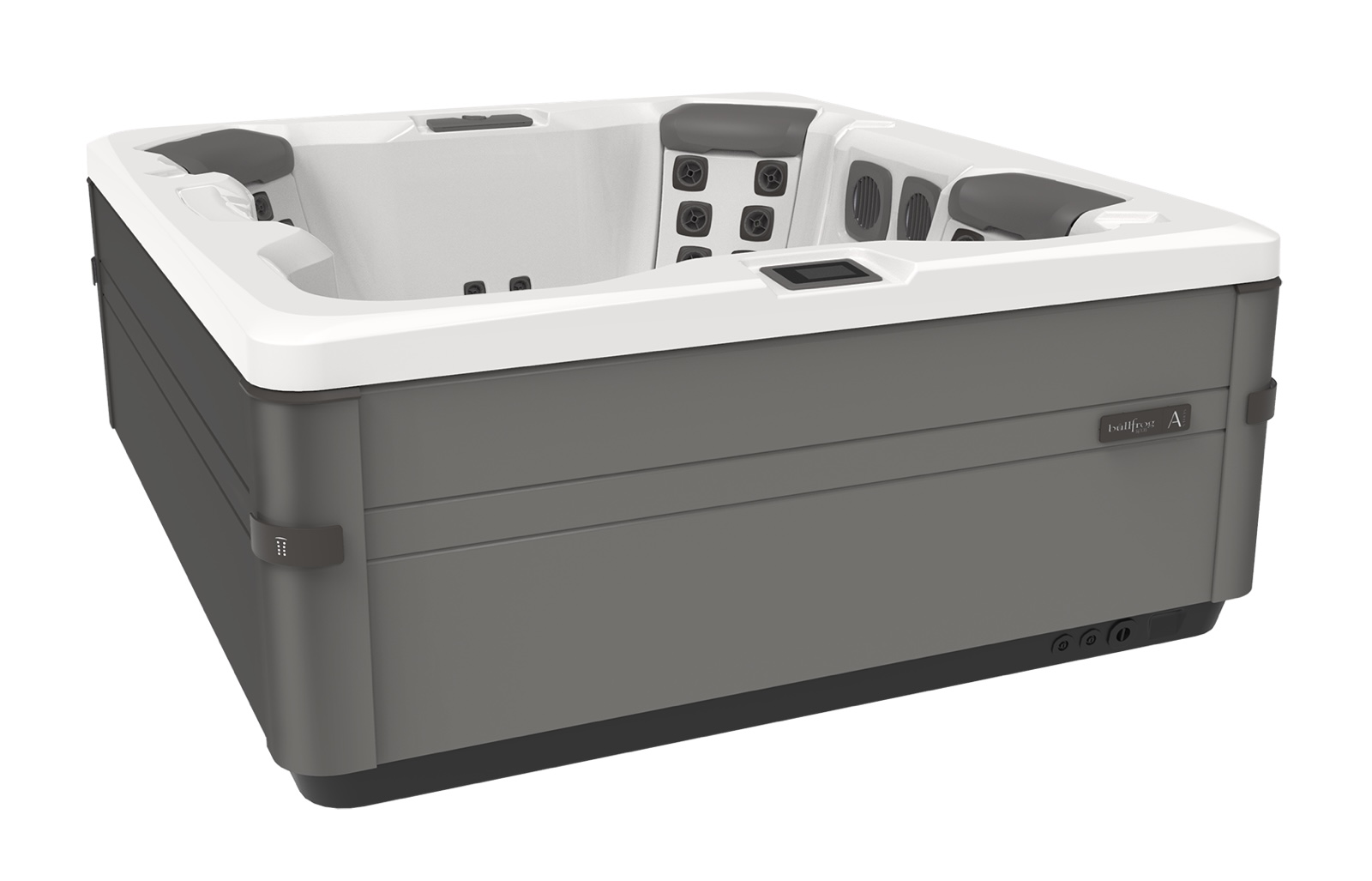 Bullfrog Spas A6L Choice Whirlpool für 5 Personen 203x224x86cm Coastal Grey