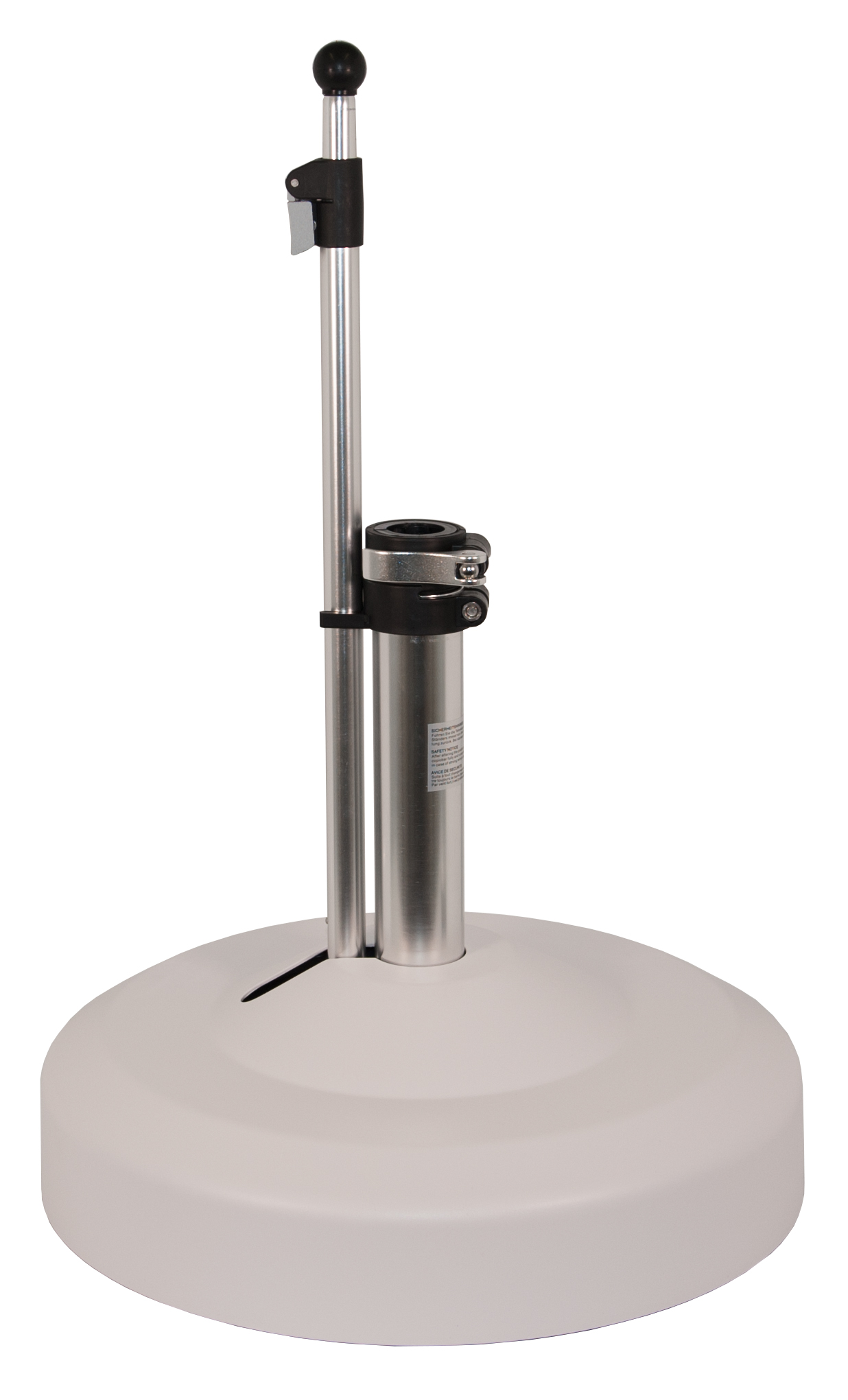 Liro Schirmständer Mini 35 K mit Schnellspannung weiß Ø 50 cm 35K-50-01