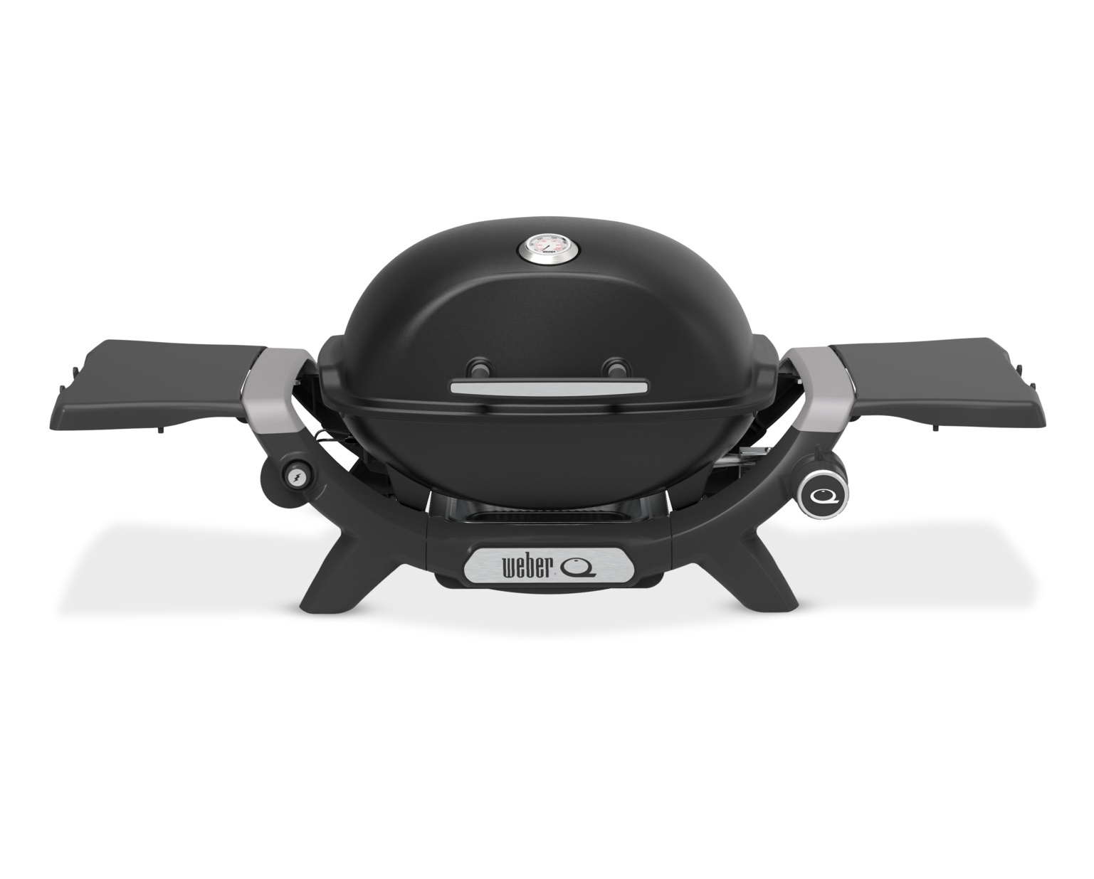 Weber Q 1200N Gasgrill Campinggrill mit Seitentischen Black 1501048